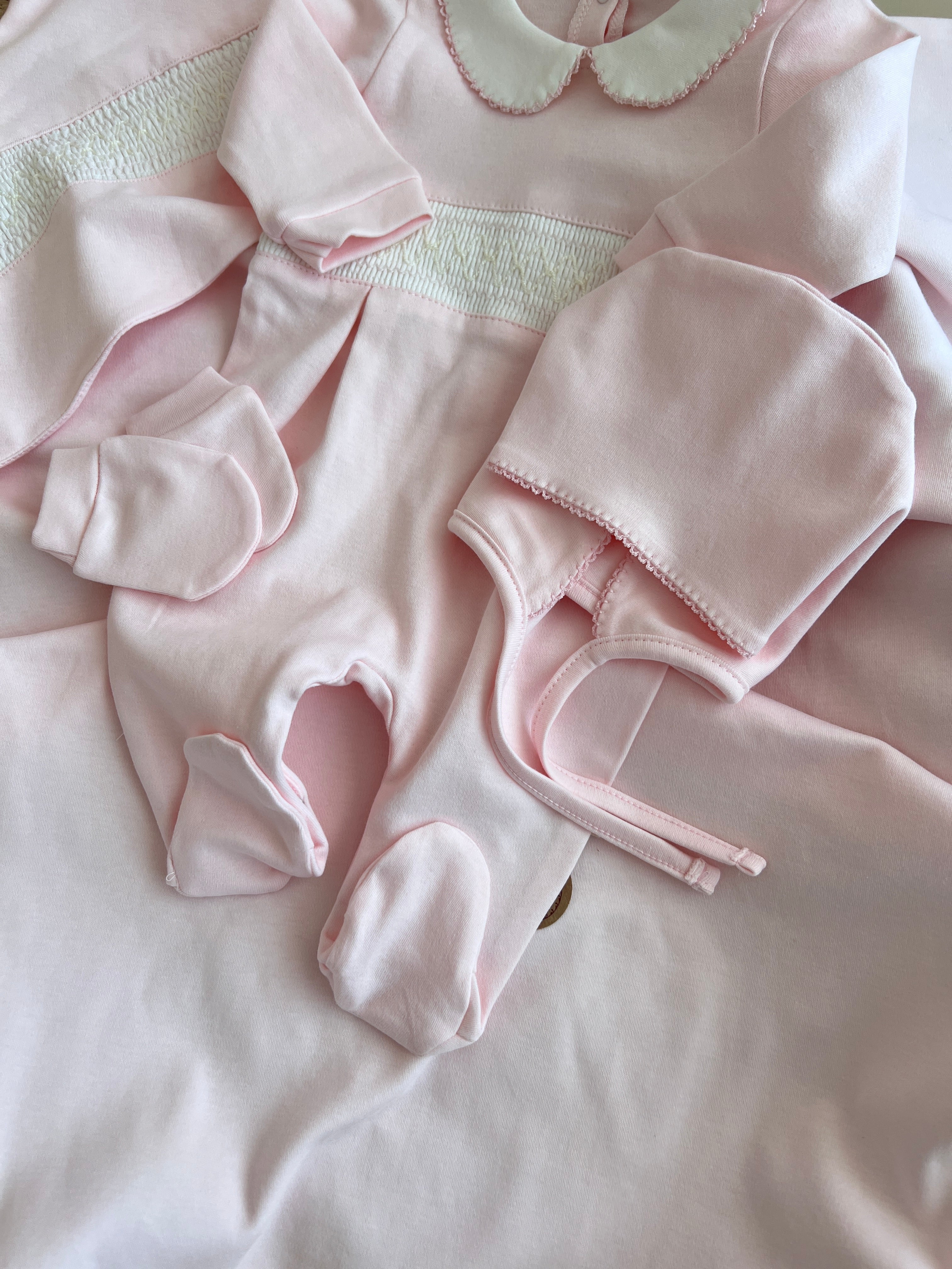 Set Materniteti me 4 Pjese Roze - Batanie, Tutinen Kapuc & Doreza