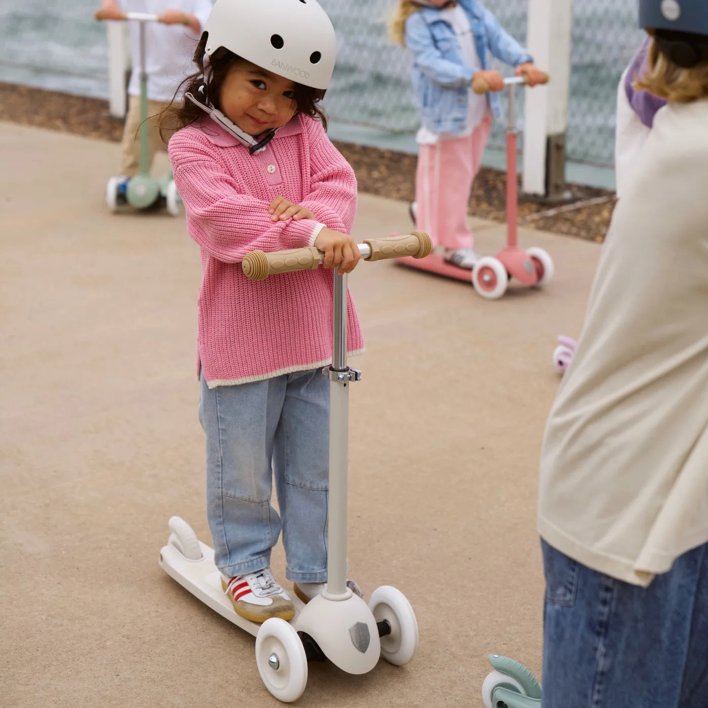 Banwood Eco Skuter Me Kosh Pin&Ride - Ivory
