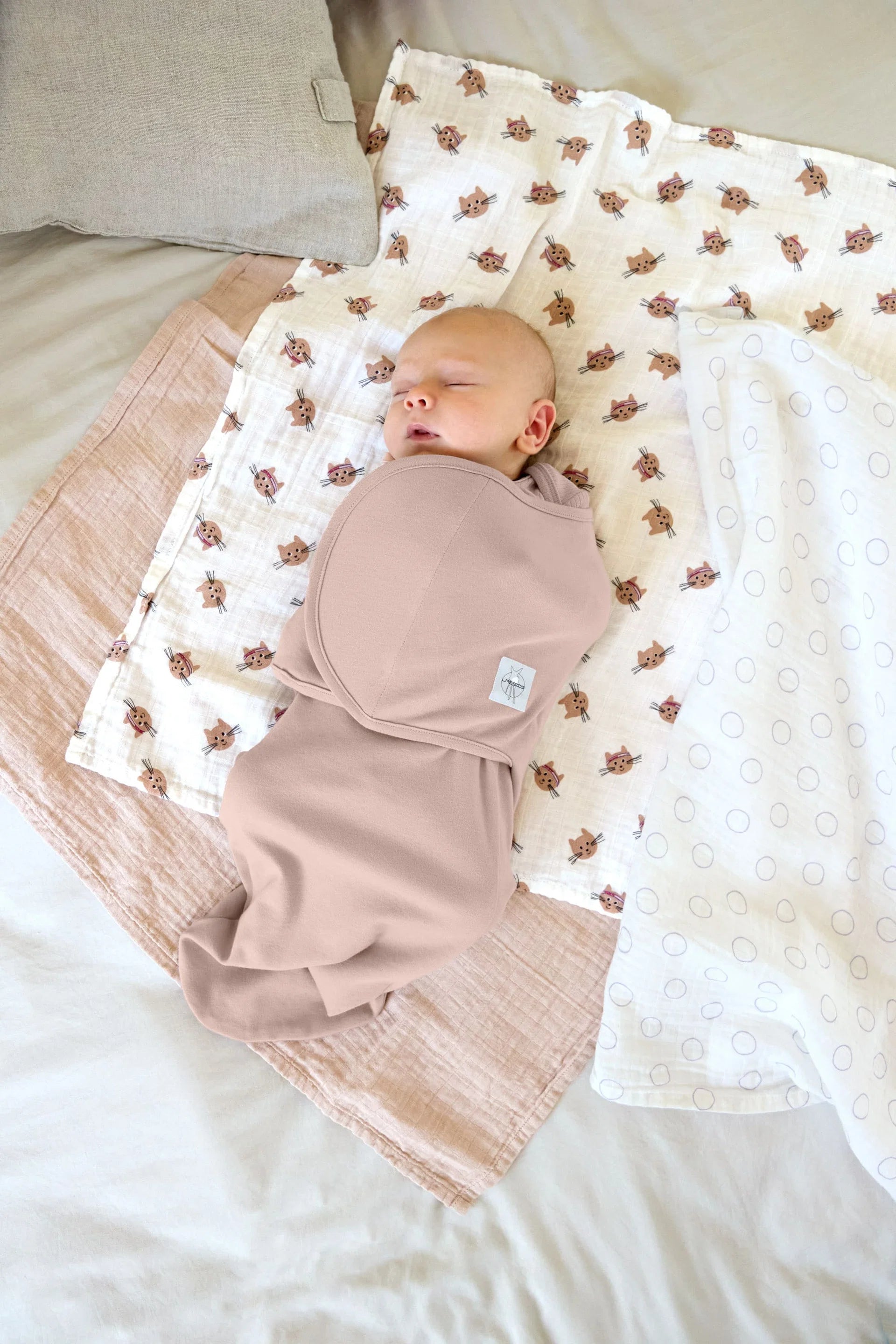 Swaddle 0.7 Tog - Mushroom