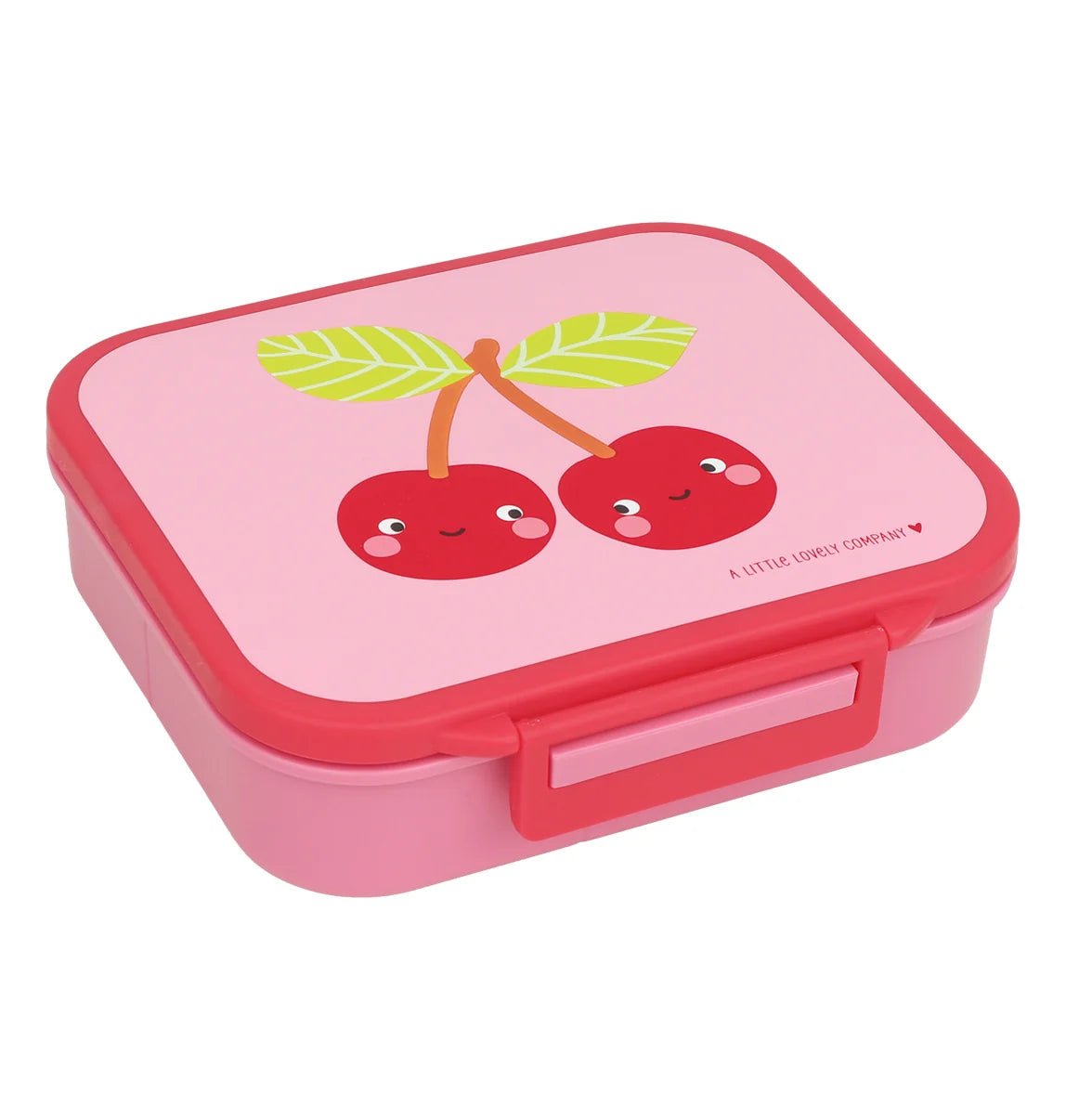Kuti Ushqimi me 3 Ndarje Happy Cherries (900ml) – Pink