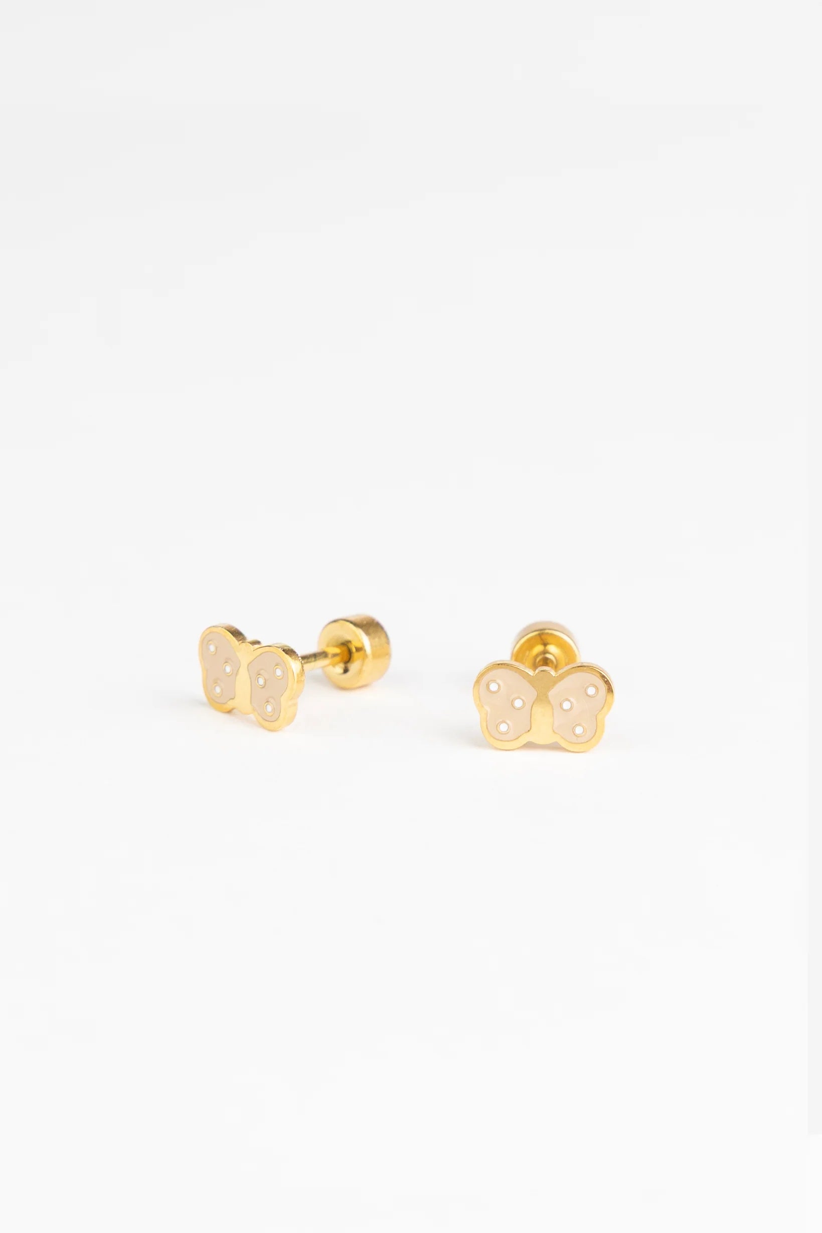 Vathë Me Lule Fjongo Te Bardhe Te Veshur Me Ar 18k