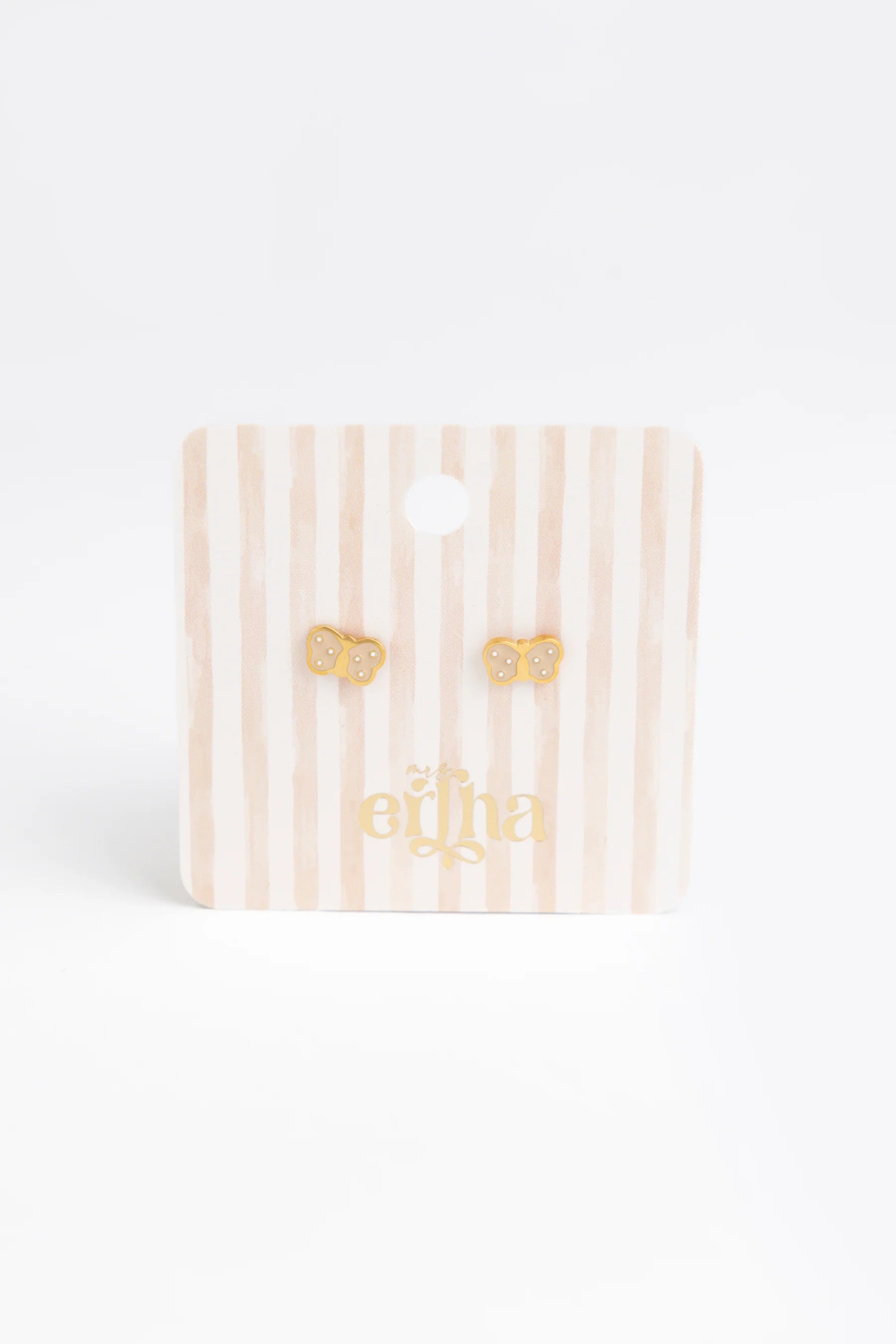 Vathë Me Lule Fjongo Te Bardhe Te Veshur Me Ar 18k