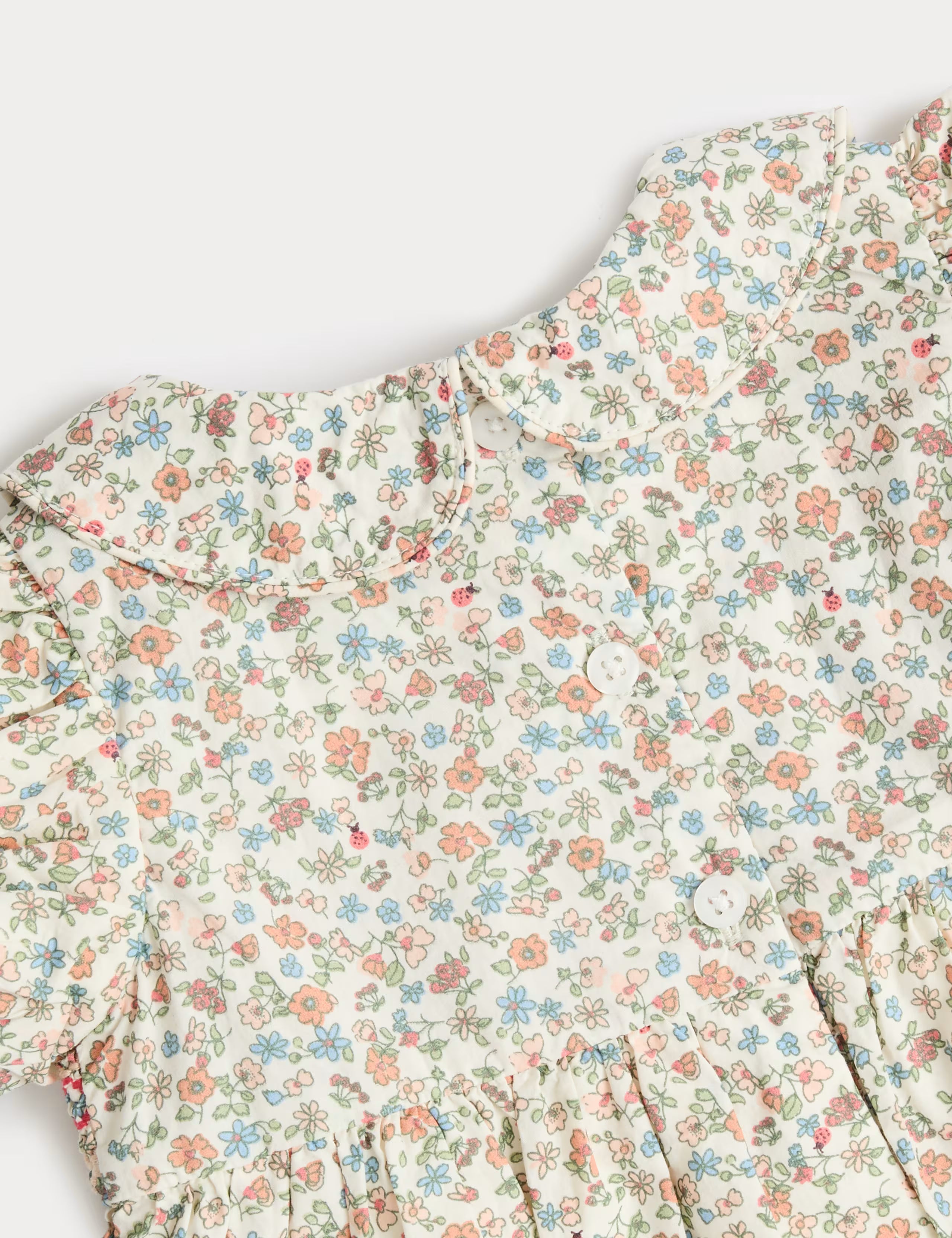 Fustan me Lule - "Floral Smock"