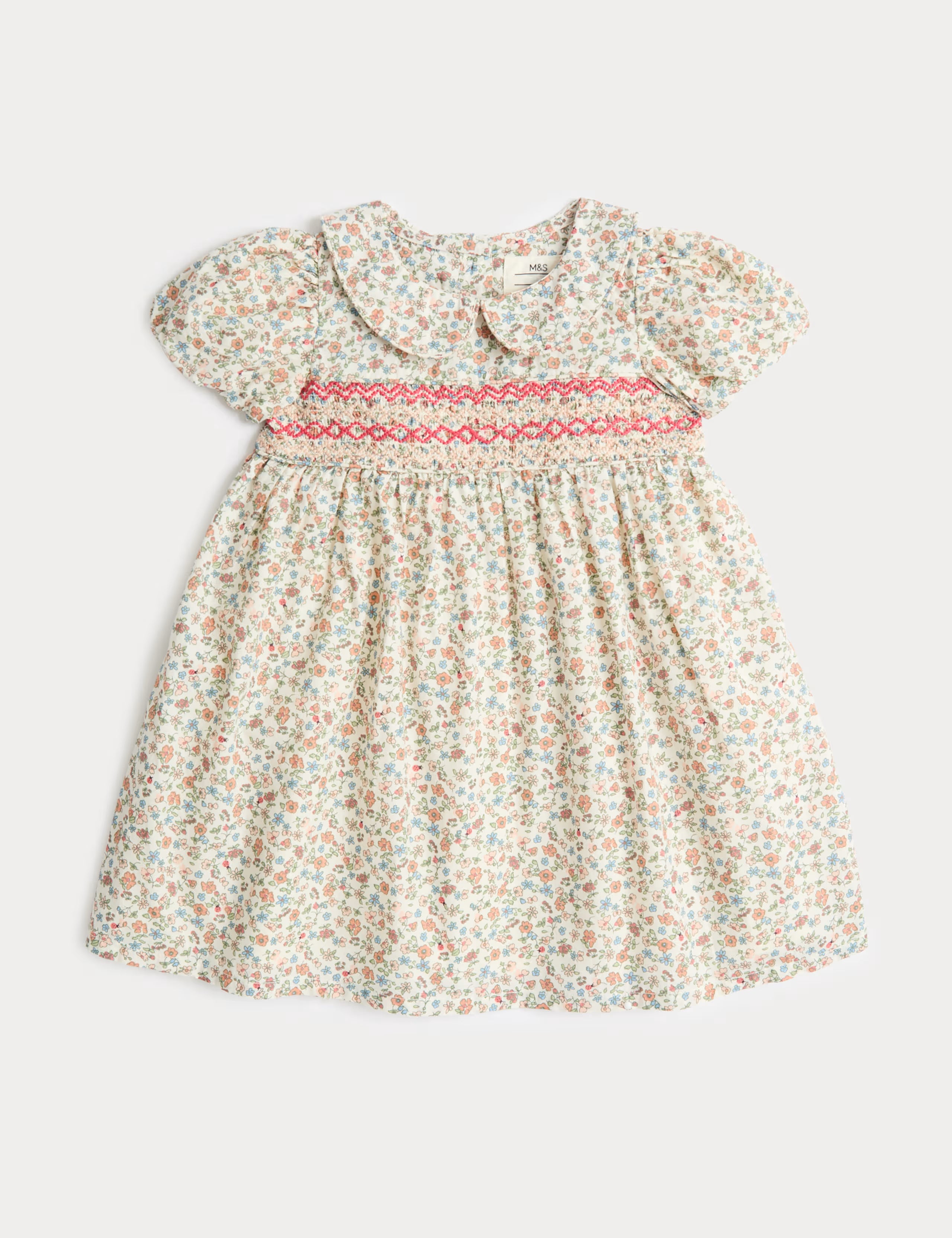 Fustan me Lule - "Floral Smock"