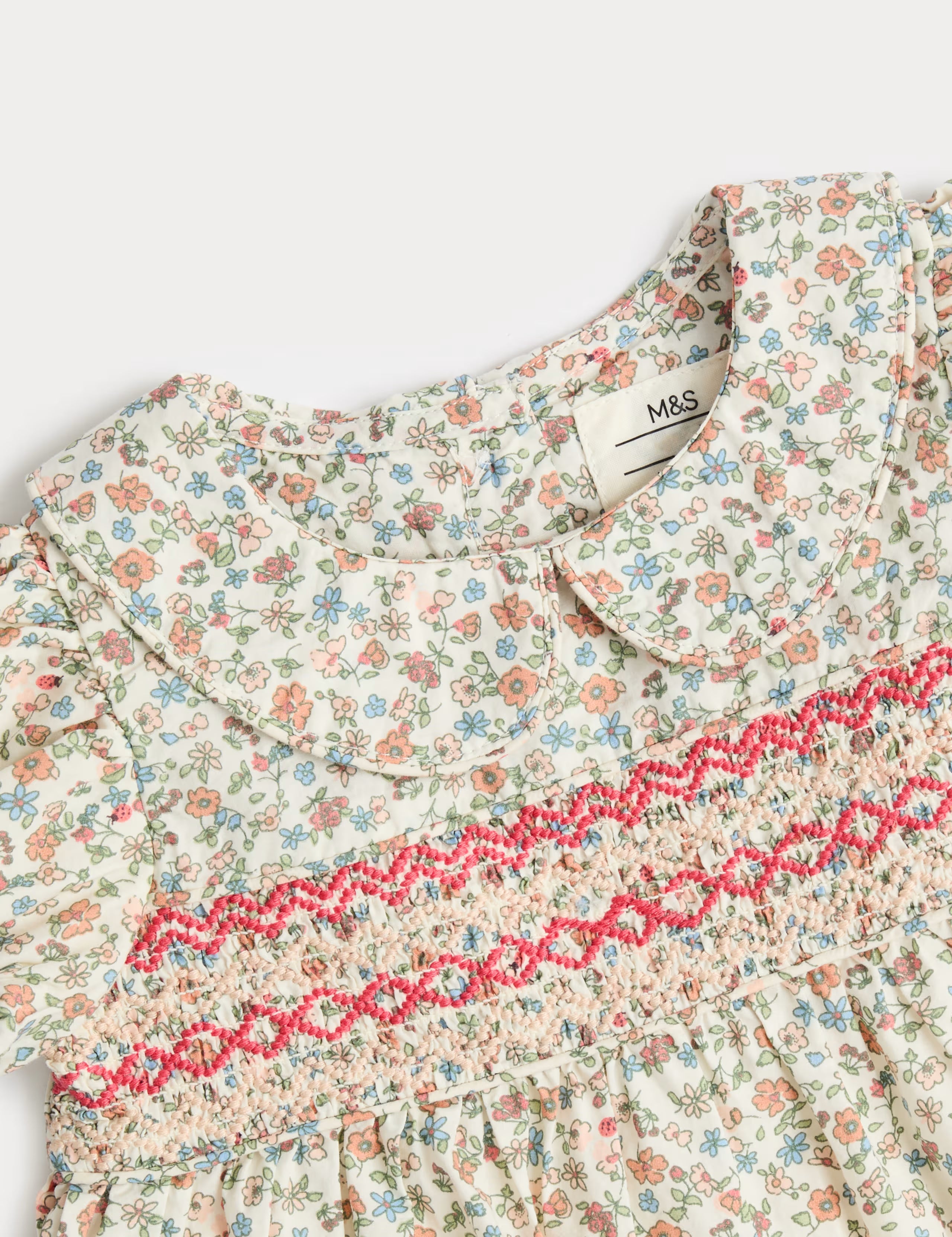 Fustan me Lule - "Floral Smock"