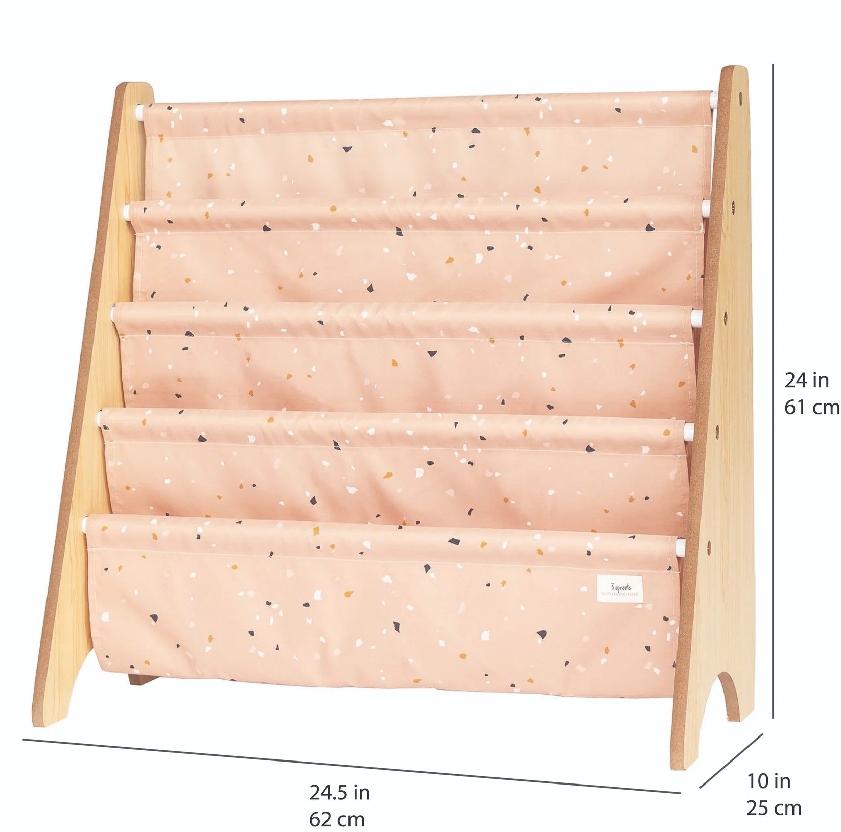 Raft Librash per Femije me Pelhurë te Recikluar – Terrazzo Clay