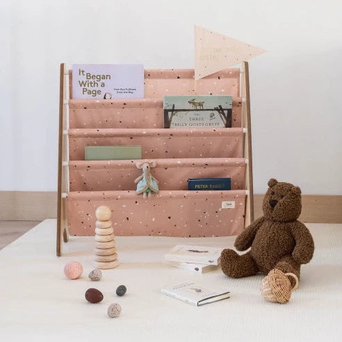 Raft Librash per Femije me Pelhurë te Recikluar – Terrazzo Clay
