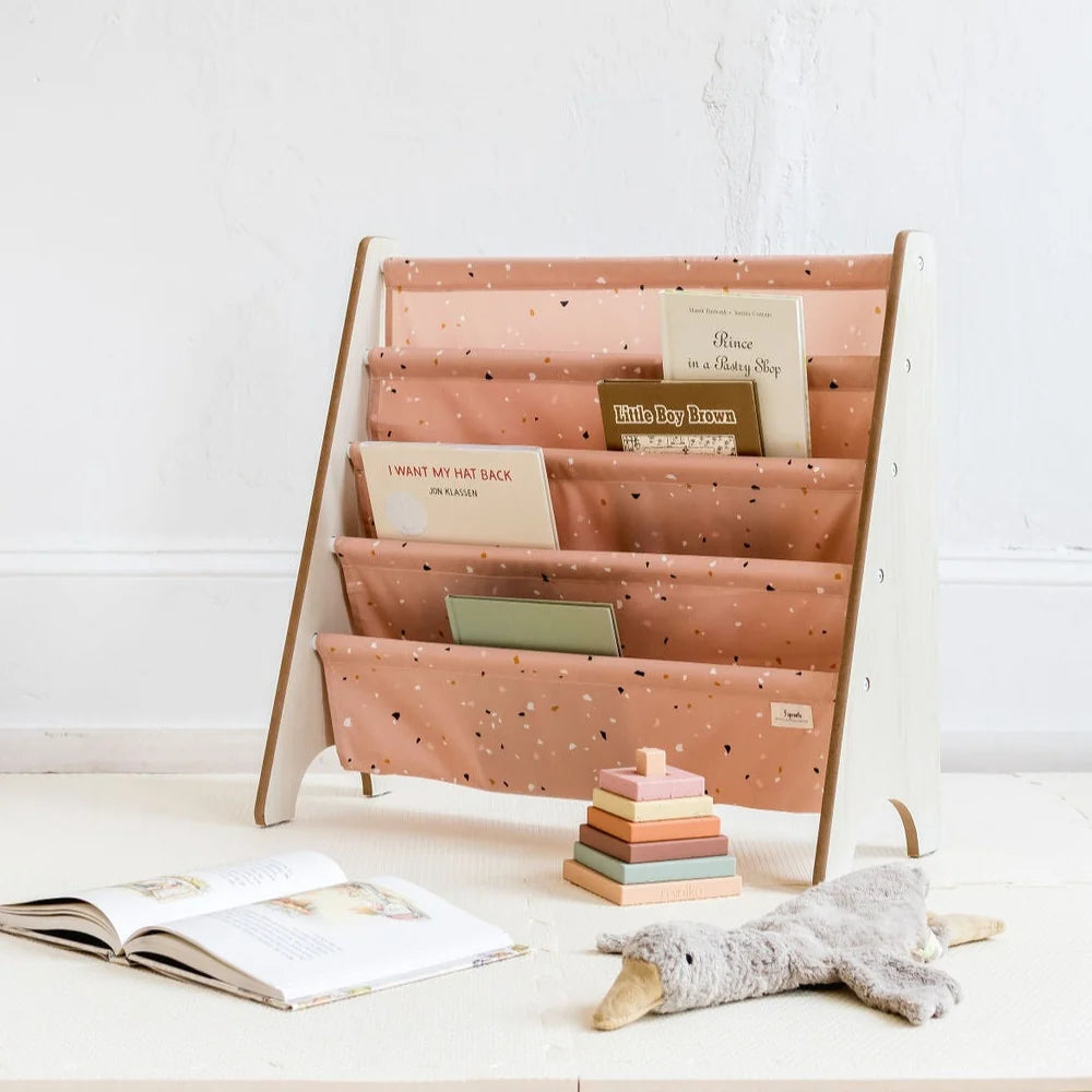 Raft Librash per Femije me Pelhurë te Recikluar – Terrazzo Clay
