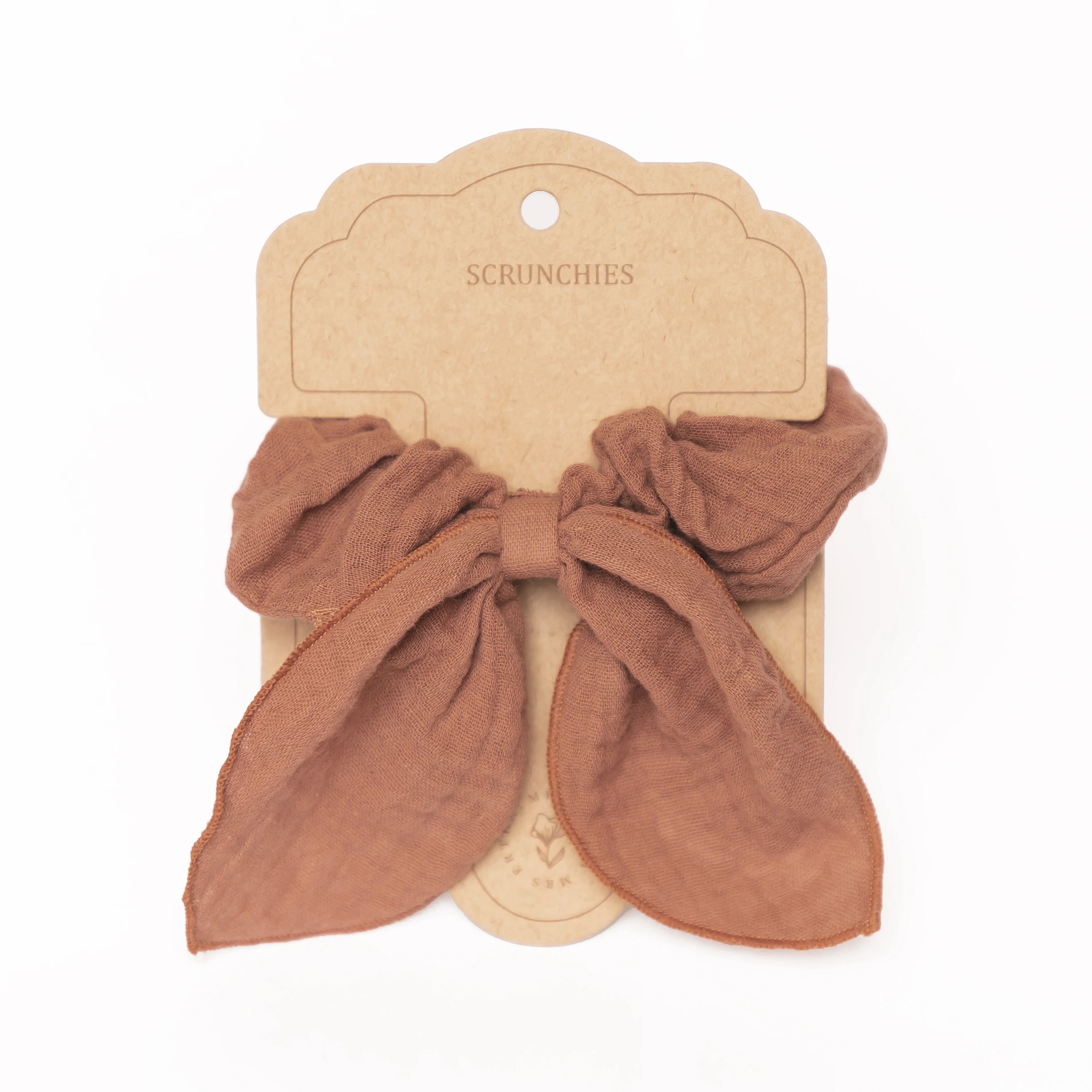 Lidhese Flokesh Scrunchies - Rusted