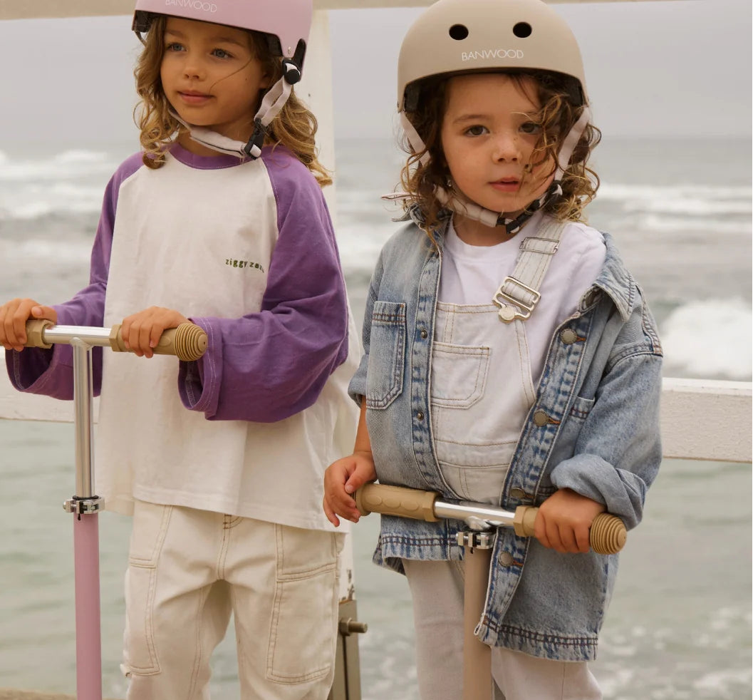 Banwood Eco Helmet Sand – Kaske Femijesh Eco dhe e Sigurt