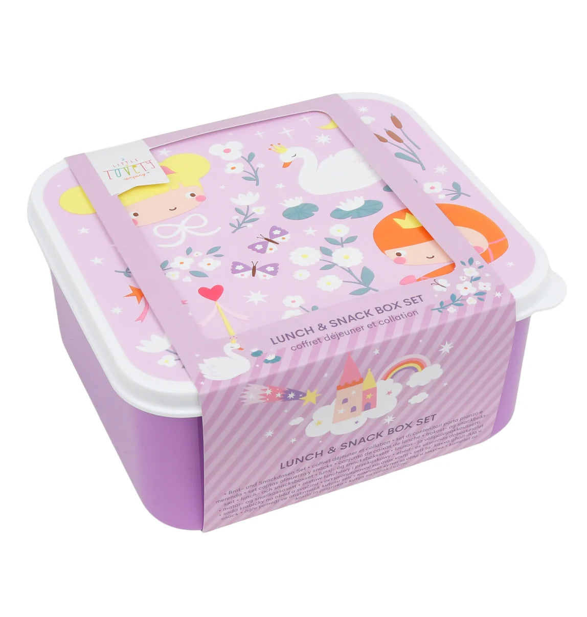 Set me 4 Kuti Ushqimi dhe Snack - "Princess"