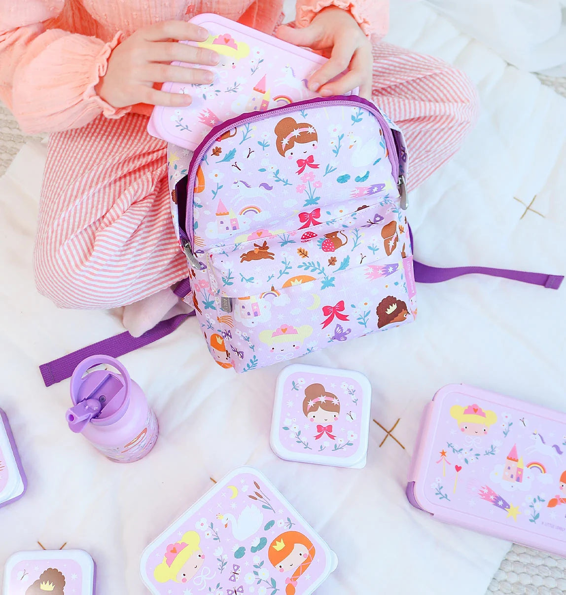 Set me 4 Kuti Ushqimi dhe Snack - "Princess"