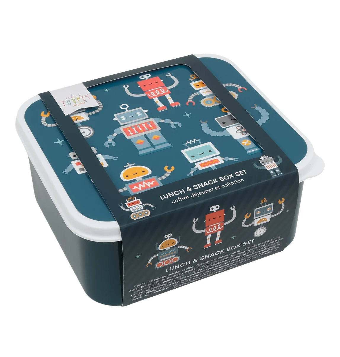 Set me 4 Kuti Ushqimi dhe Snack - "Robots"