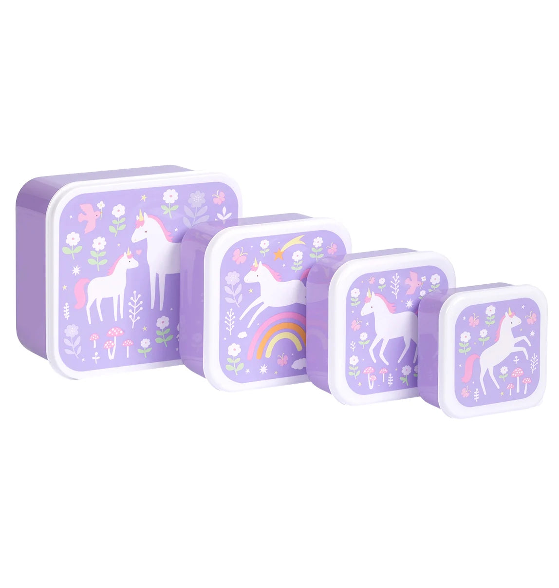 Set me 4 Kuti Ushqimi dhe Snack - "Unicorn Dream"