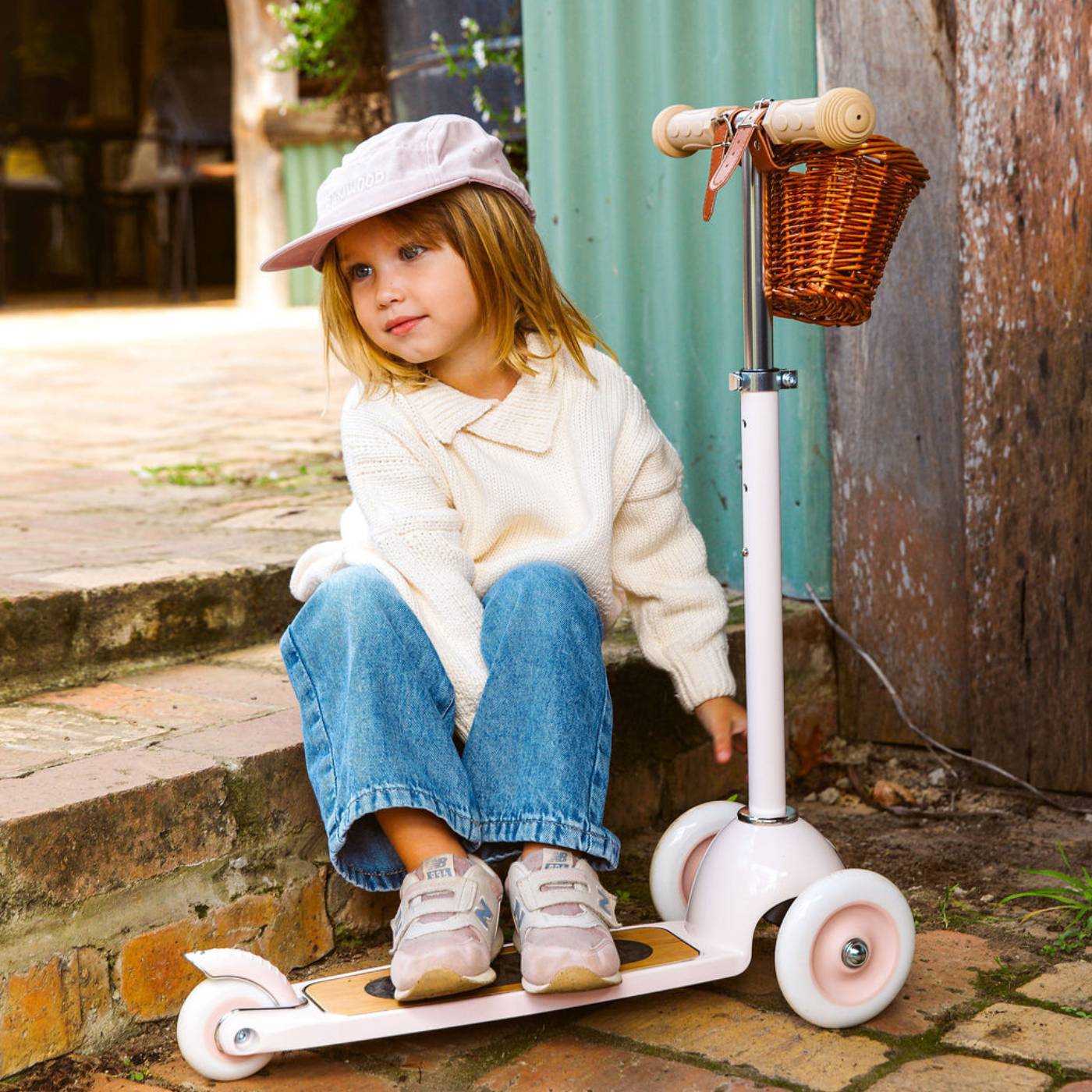3-Wheel Scooter Banwood Vintage - Pink