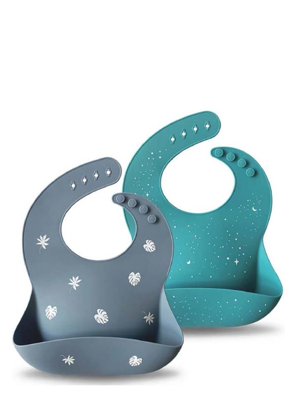 Silicone Bibs 2 Pack