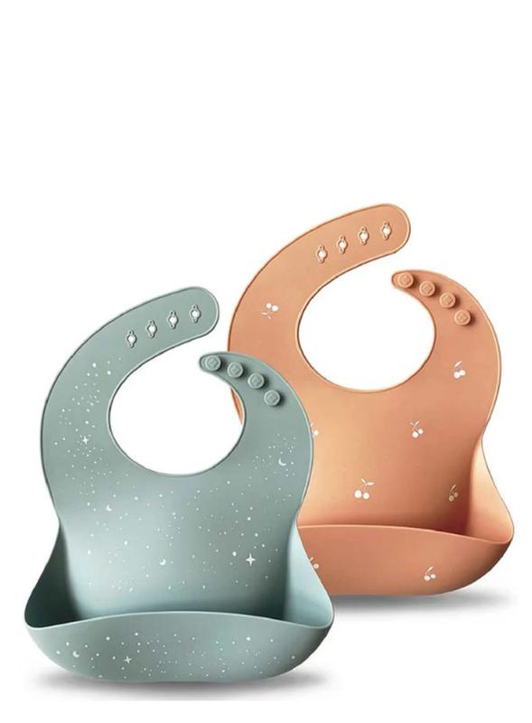 Silicone Bibs 2 Pack