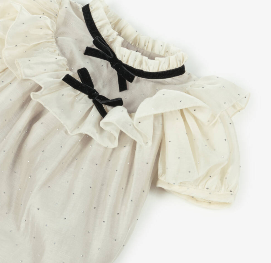Romper Elegant Bezhe Me Fjongo