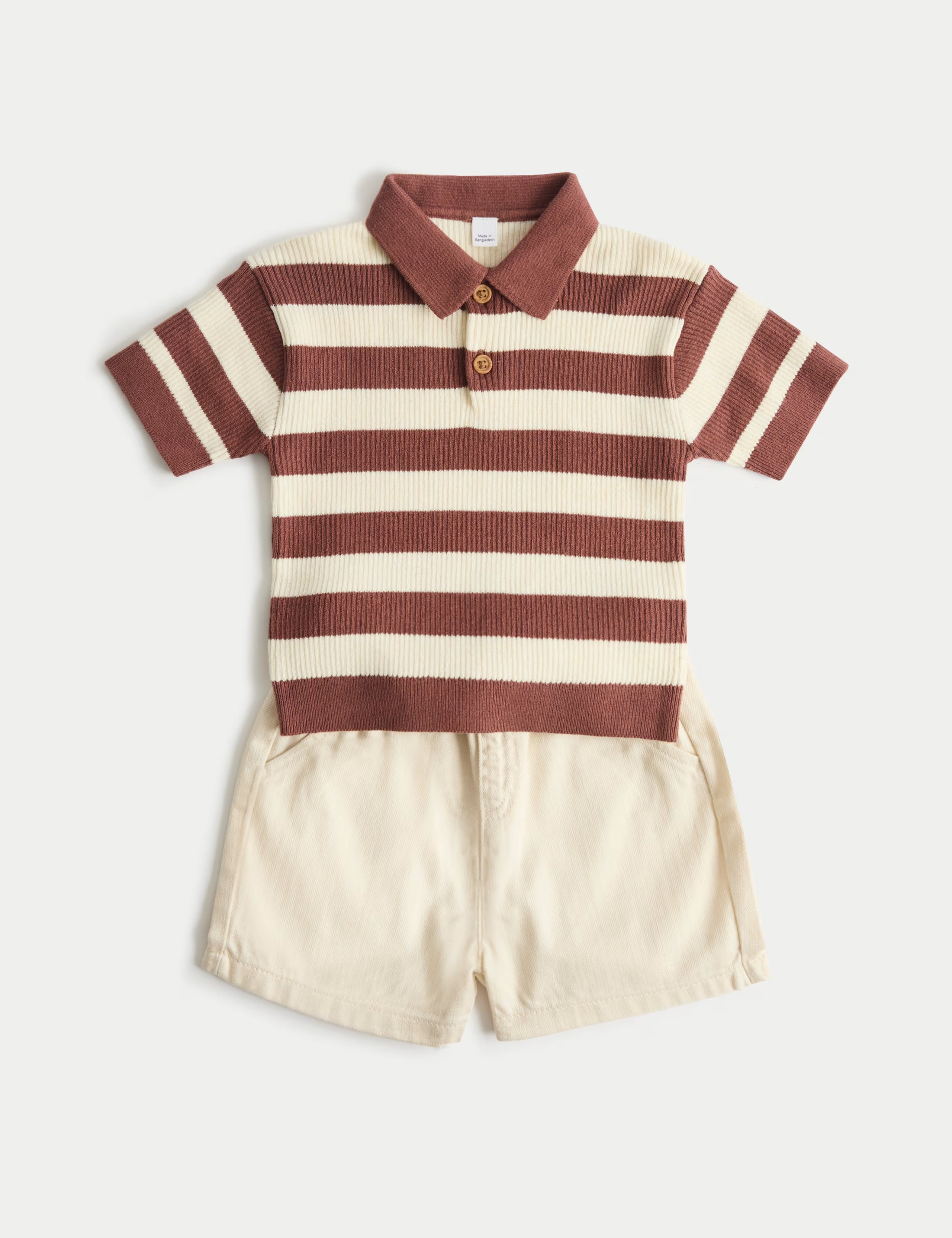 Kostum me Bluze Polo & Pantallona te Shkurtra