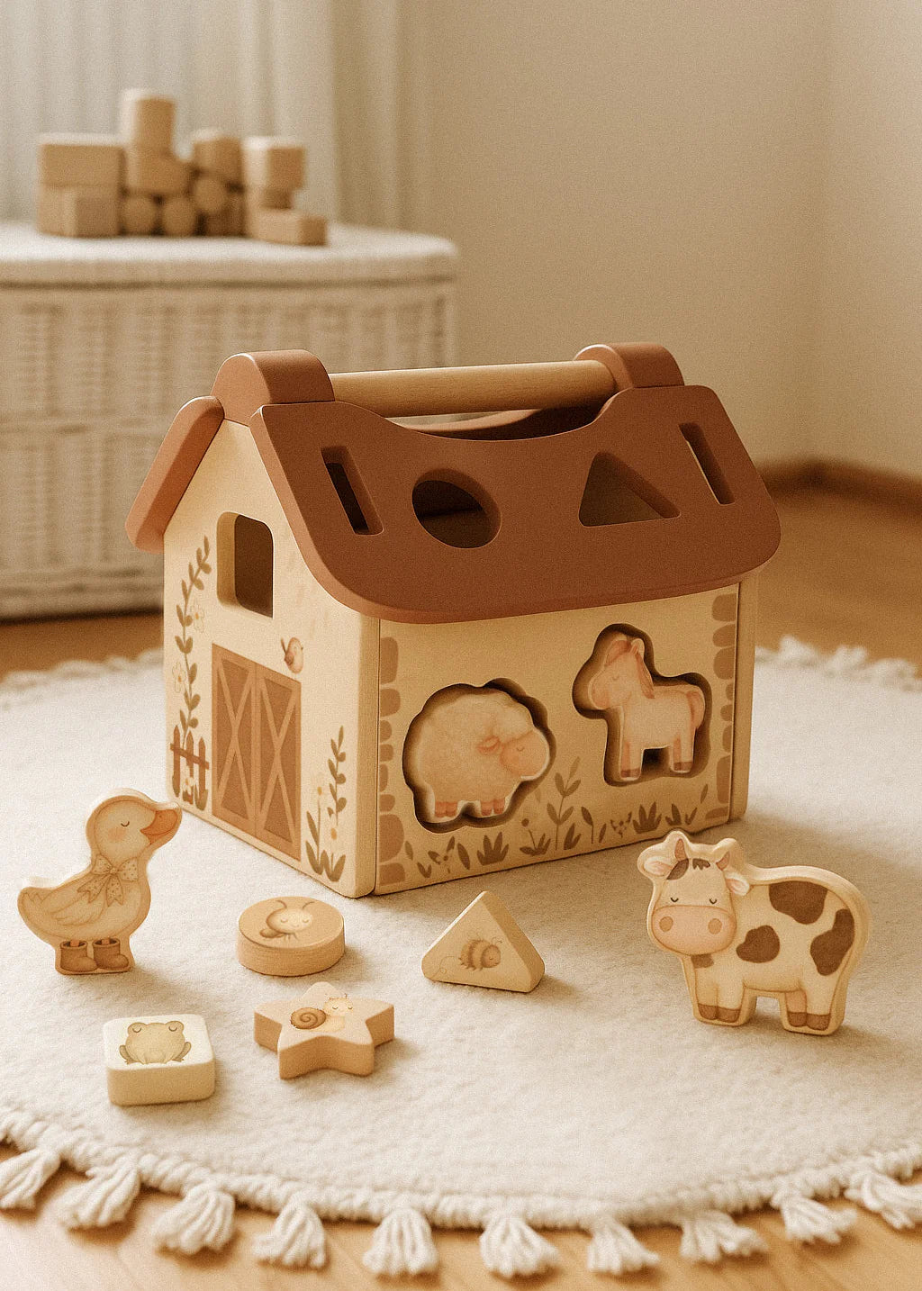 Lodër Druri Montessori (Puzzle & Formuese) - Tiny Barn