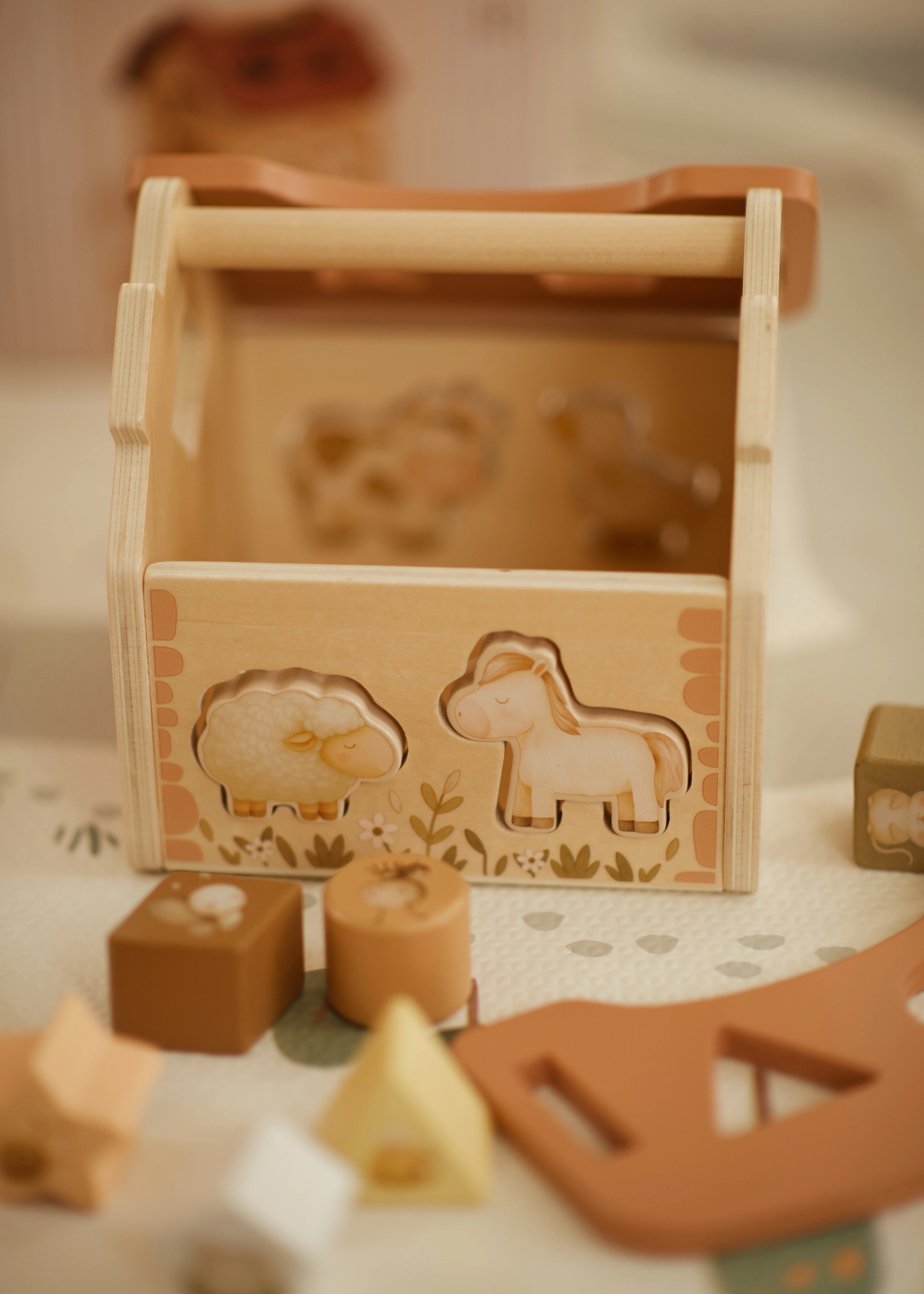 Lodër Druri Montessori (Puzzle & Formuese) - Tiny Barn