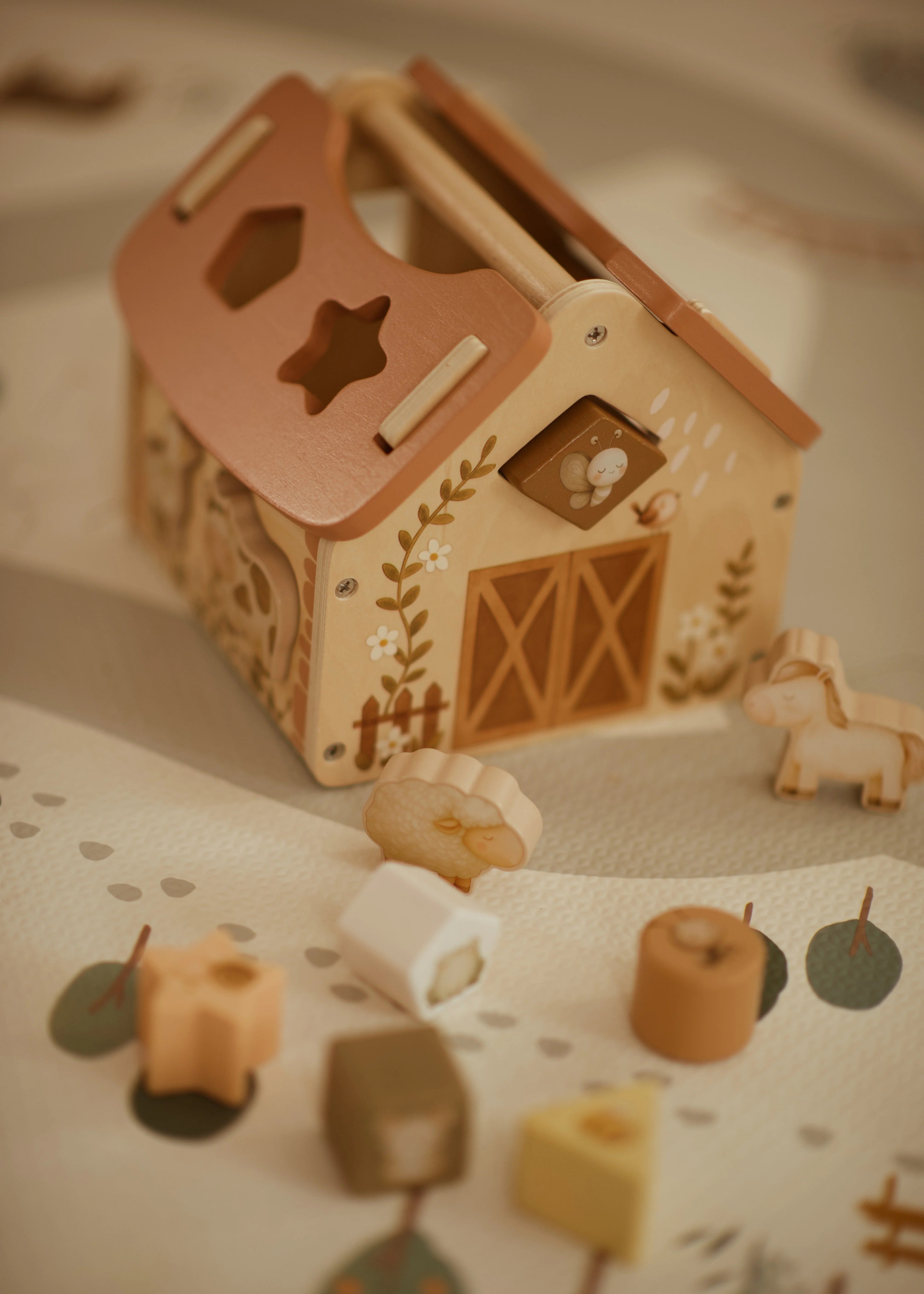 Lodër Druri Montessori (Puzzle & Formuese) - Tiny Barn