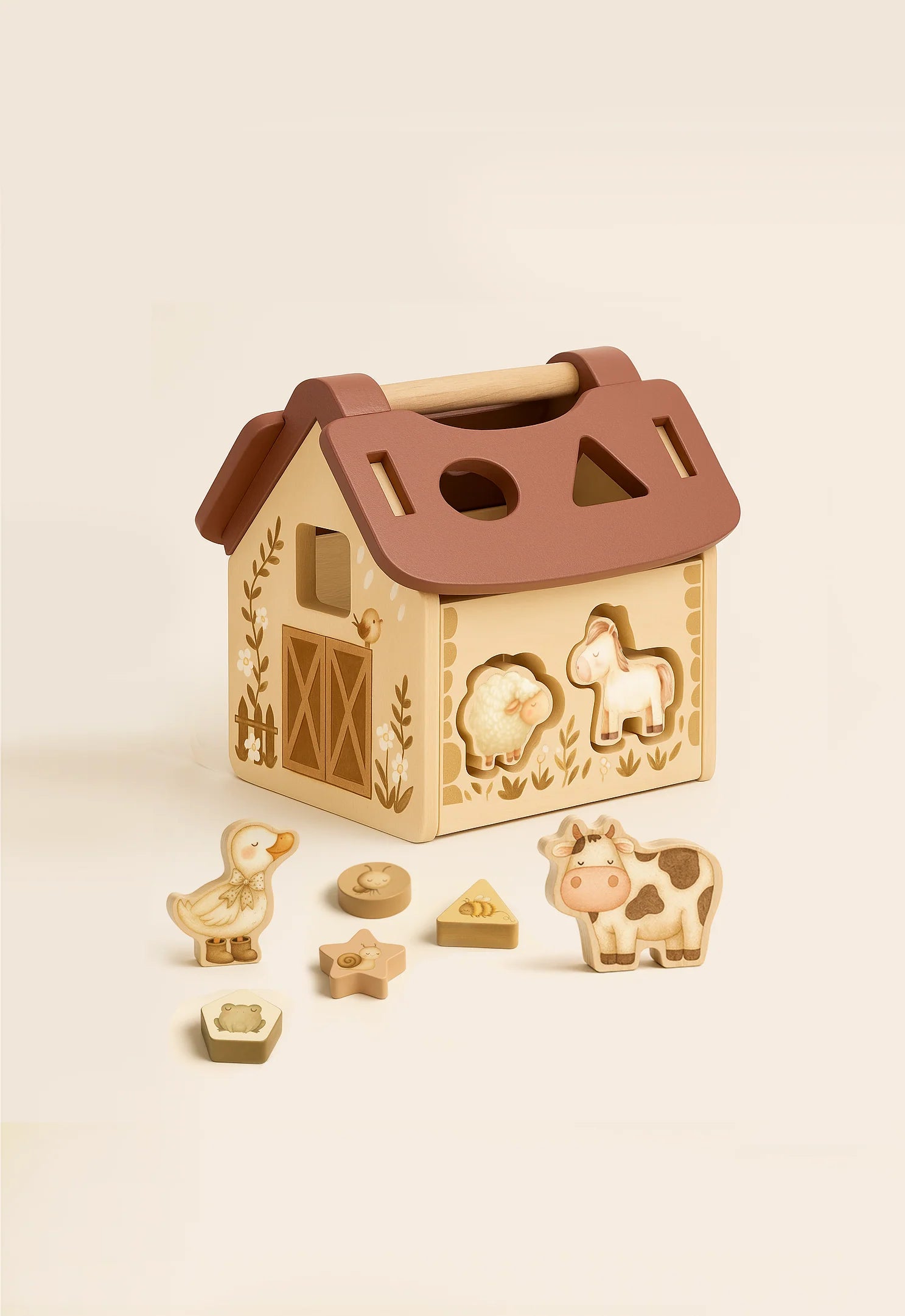 Lodër Druri Montessori (Puzzle & Formuese) - Tiny Barn
