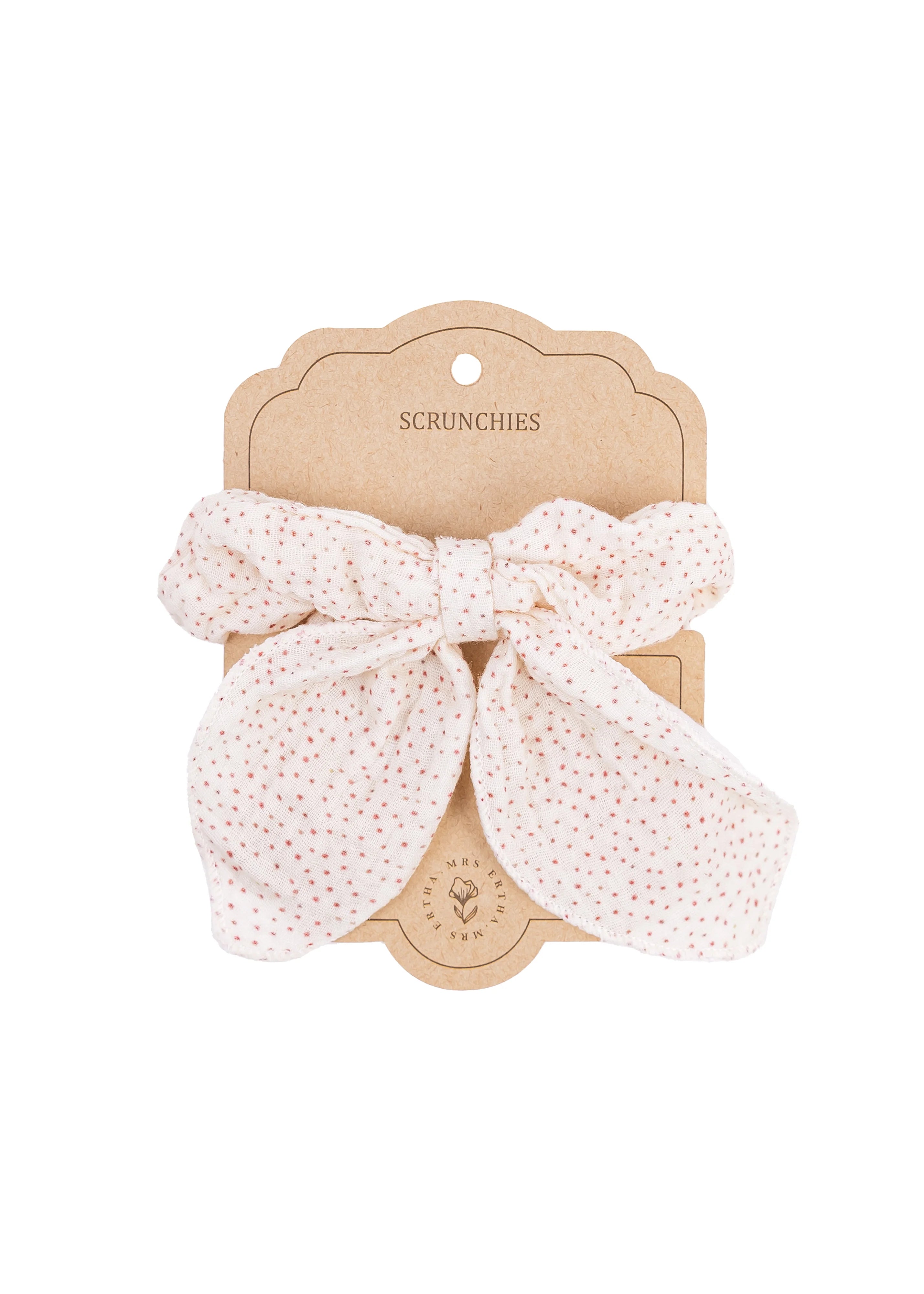 Lidhese Flokesh Scrunchies - Unique Dots