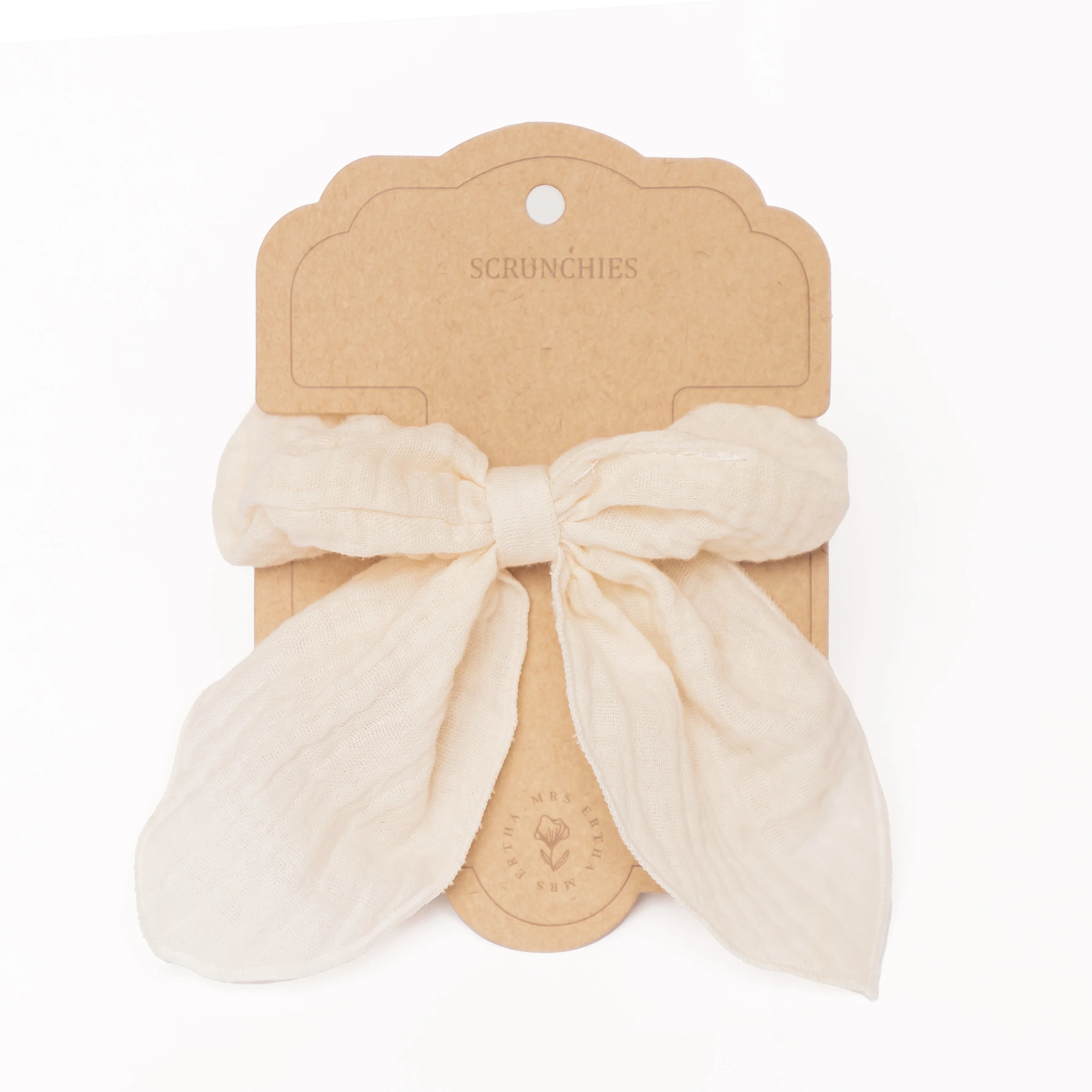Lidhese Flokesh Scrunchies - Vanilla