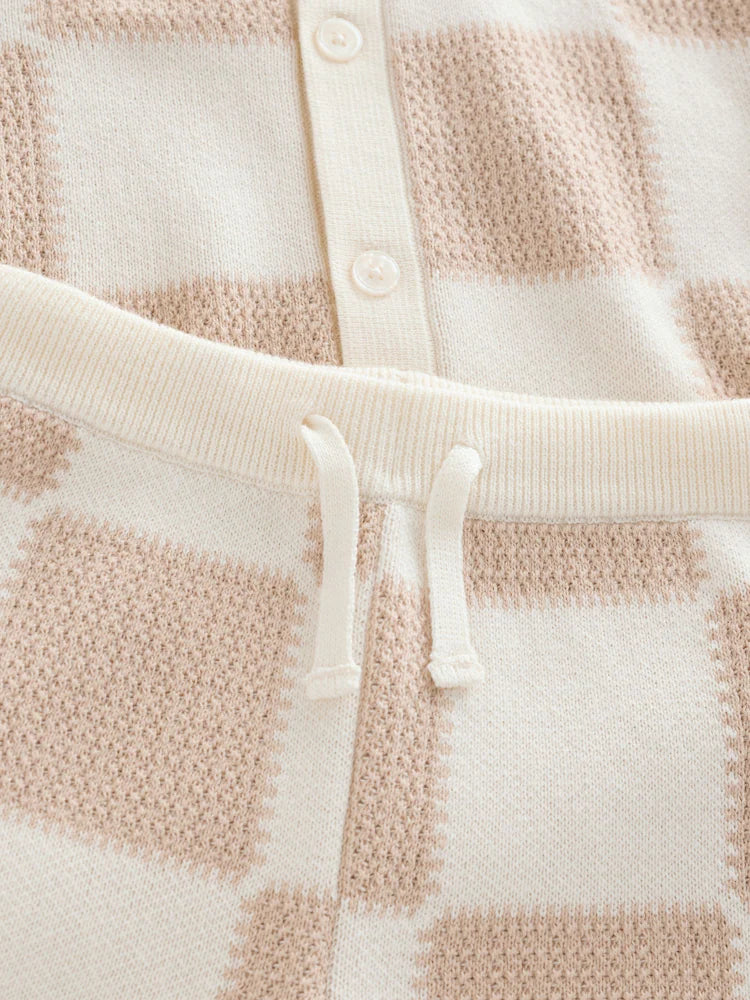 Kostum me Thurje Checkerboard – Neutral