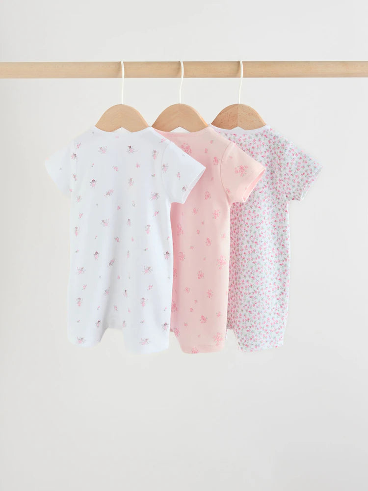 Set me 3 Romper - Flowers