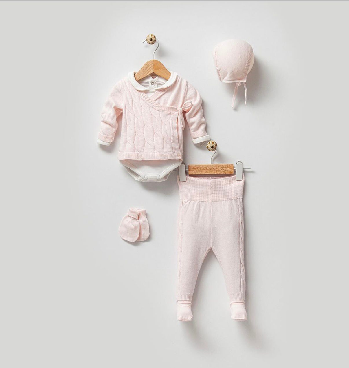 Set Materniteti me 5 Pjese - Roze