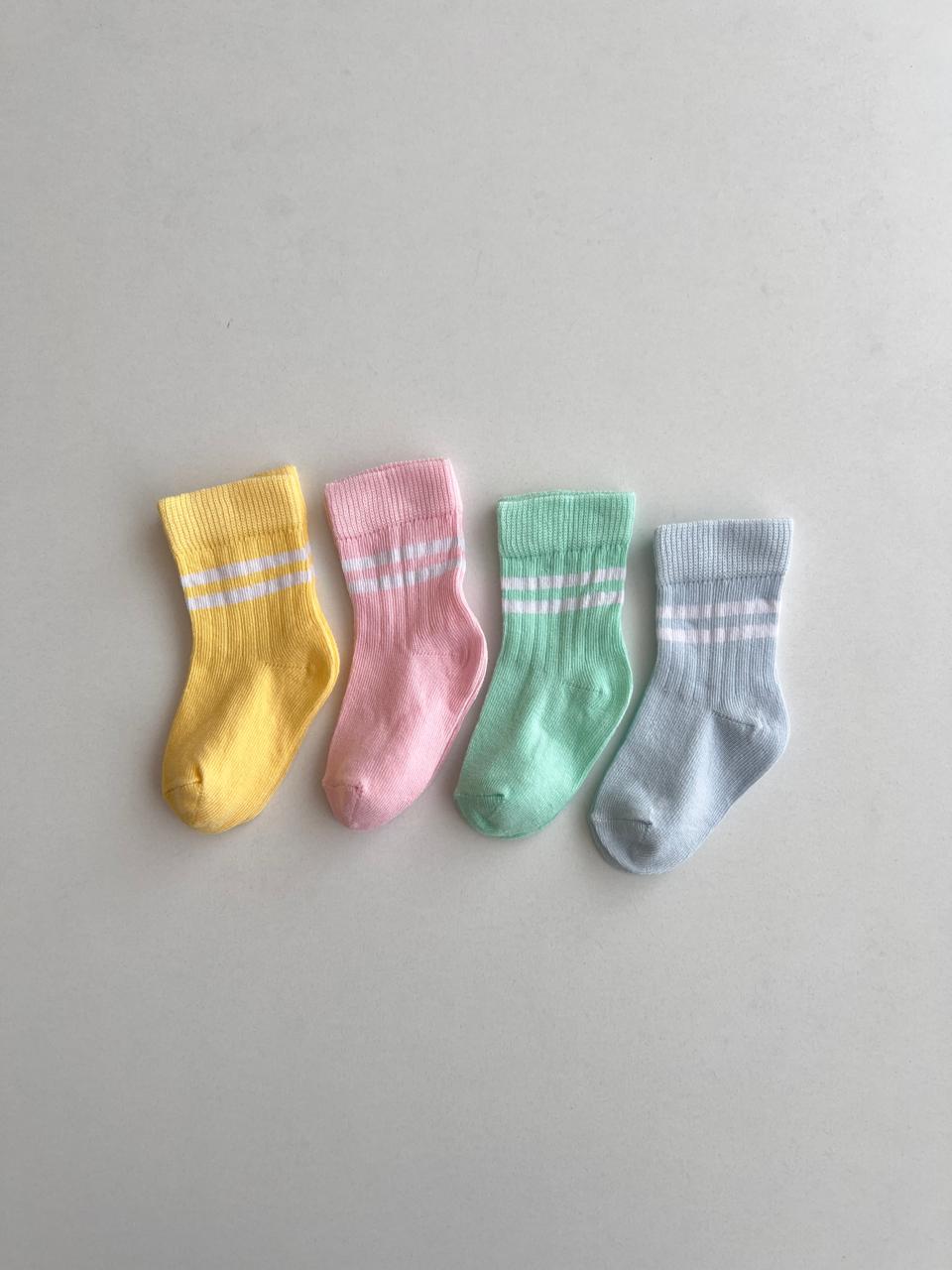 Set me 4 Pale Corape - Ngjyra Pastel