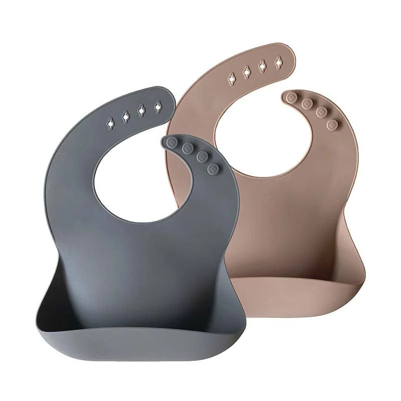 Silicone Bibs 2 Pack