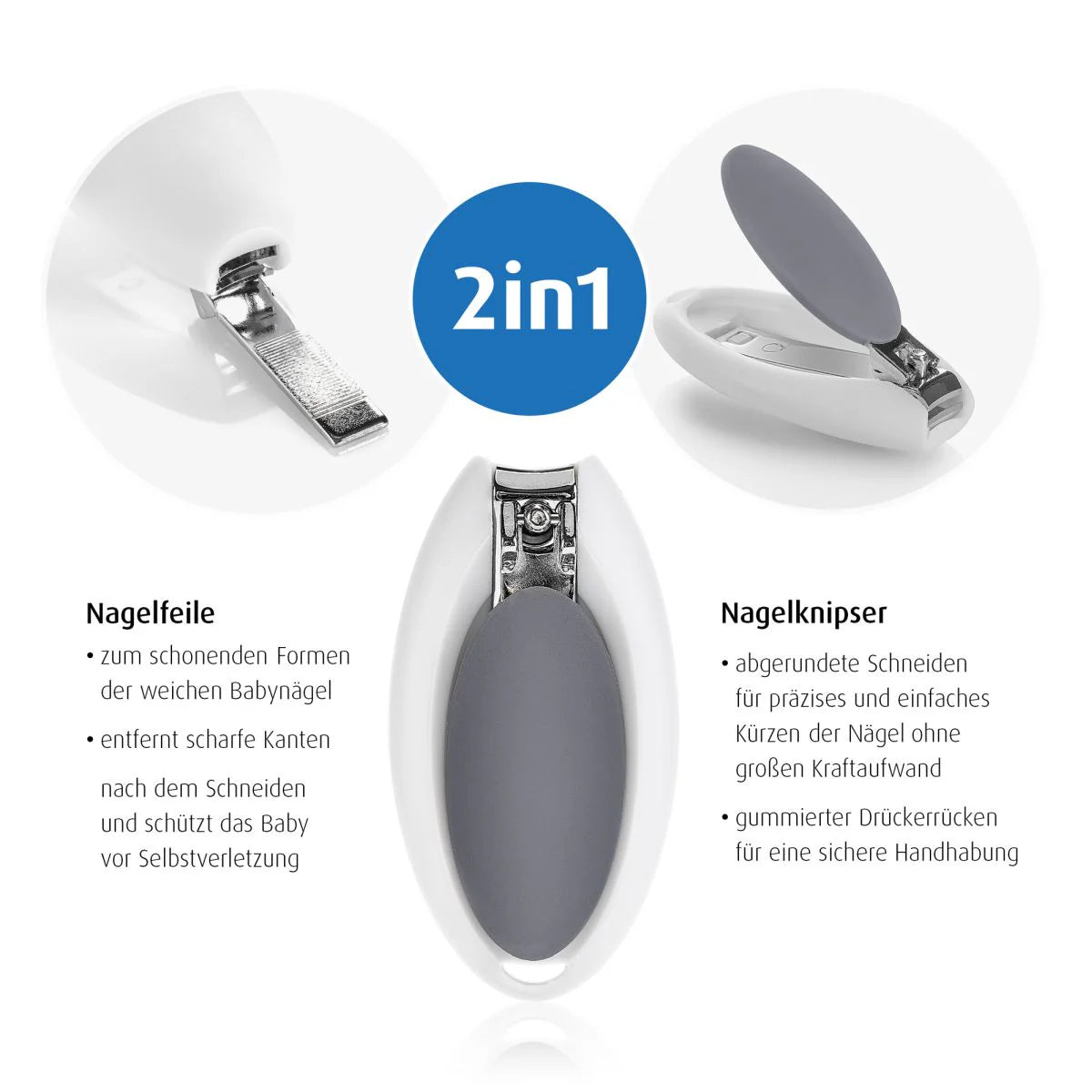 Set per kujdesin e Thonjve BabyCare nail care set, 2 pieces