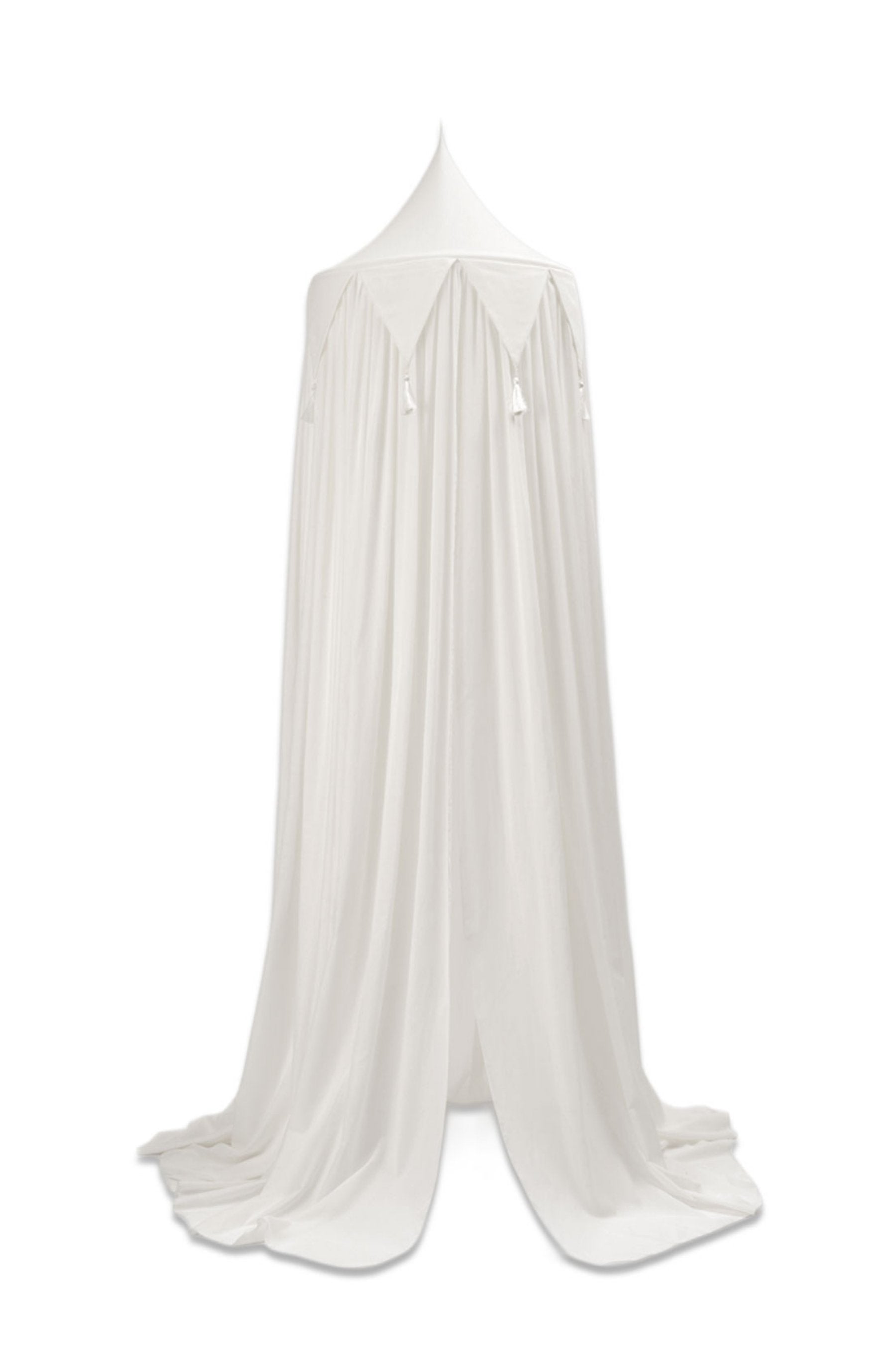 Mbrojtese per Krevat Bebi 4m - Romantika Vual (100% Pambuk) - Cream
