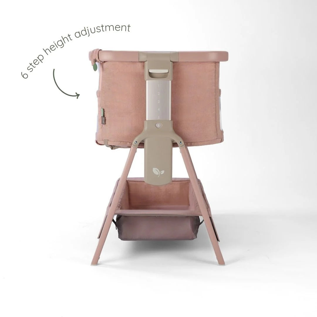 Krevat Femijesh Next to Me CoZee Zen Bedside Crib - Blush