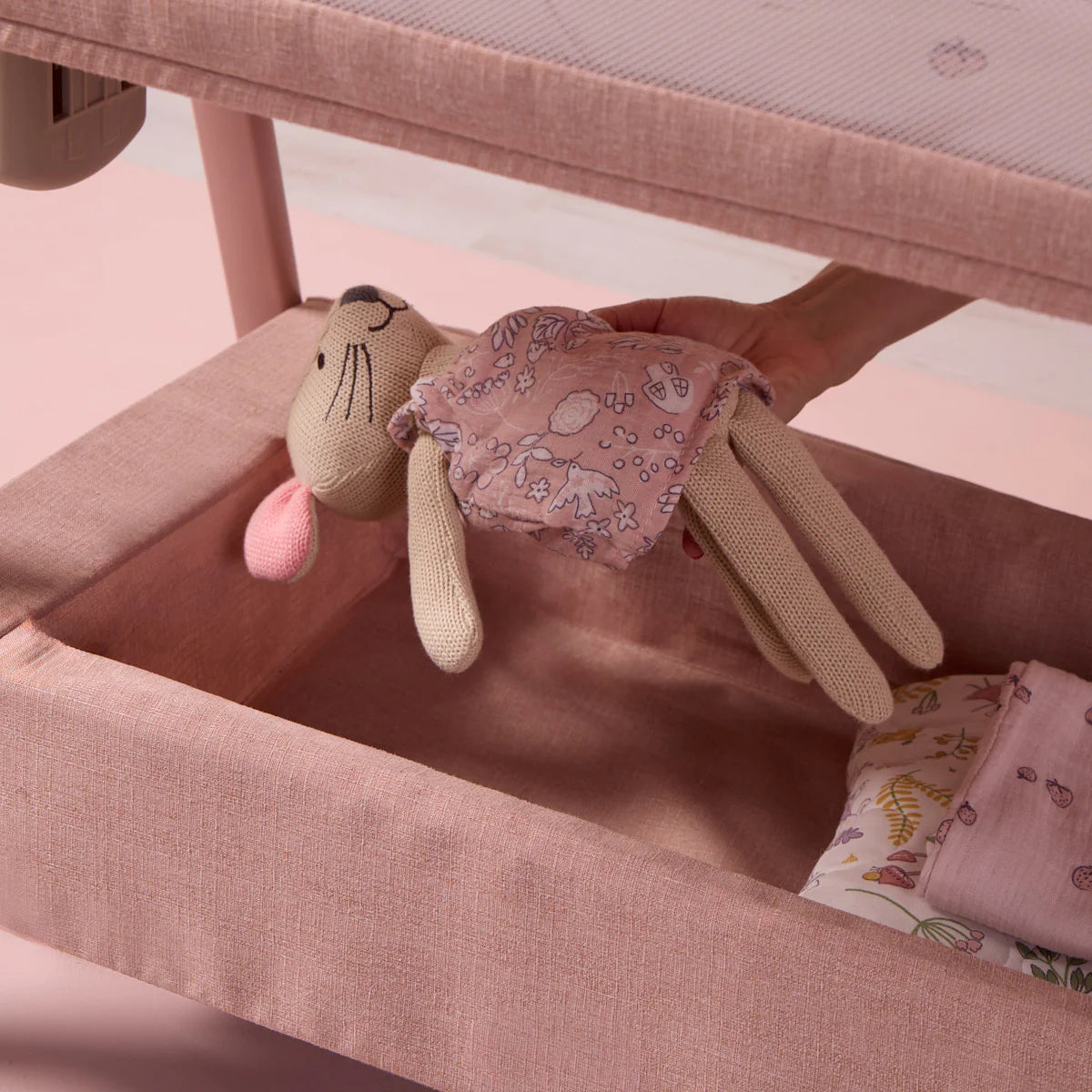 Krevat Femijesh Next to Me CoZee Zen Bedside Crib - Blush