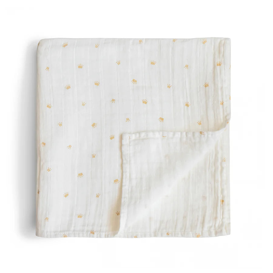 Napë Muslin Mushie – Crown (Kurore) Swaddle