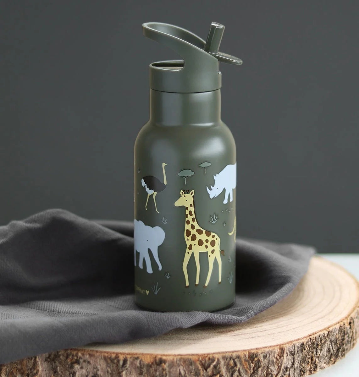 Shishe Uji per Femije prej Celiku Inoks 350 ml – "Savanna"