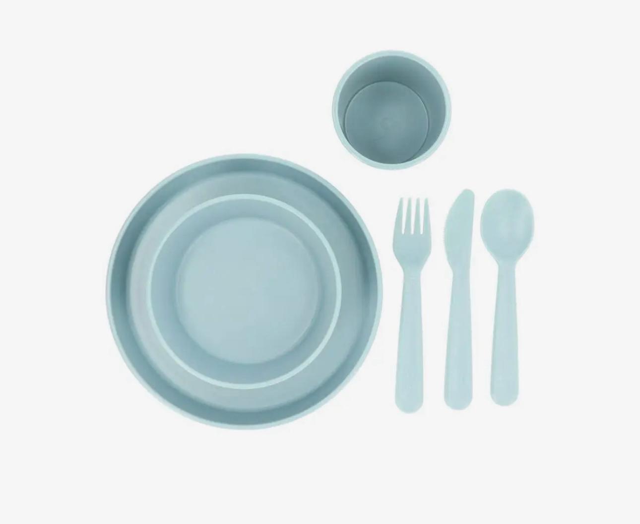 Set Ngrënieje për Fëmijë (6 pjesë) – Ideale për Vetë-Ushqyerje (Baby-led Weaning)