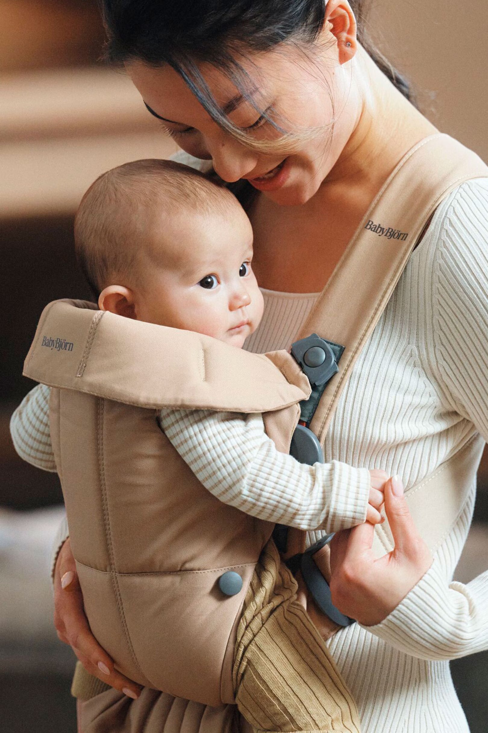 Baby Carrier (Kangur) Mini Woven - Beige