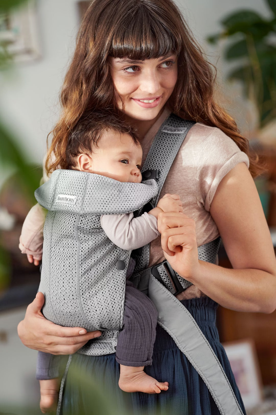 Baby Carrier Mini 3D Mesh (Kangur) - Grey