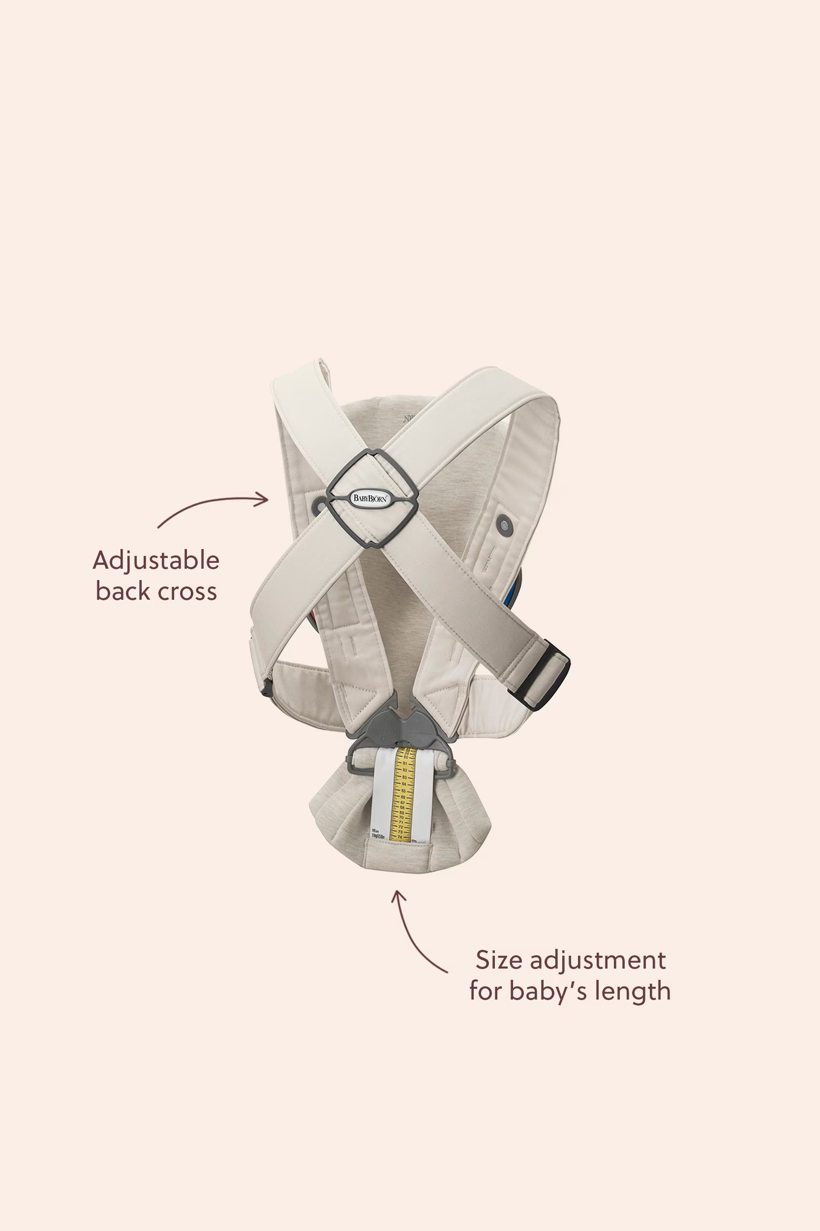 Baby Carrier (Kangur) Mini Woven - Beige