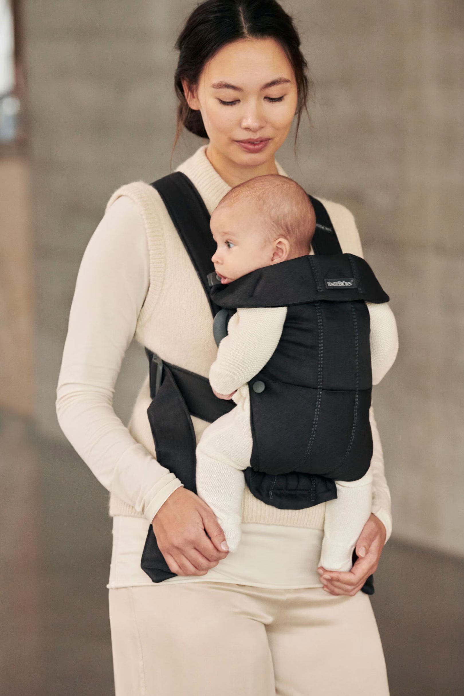 Baby Carrier (Kangur) Mini Woven - Black