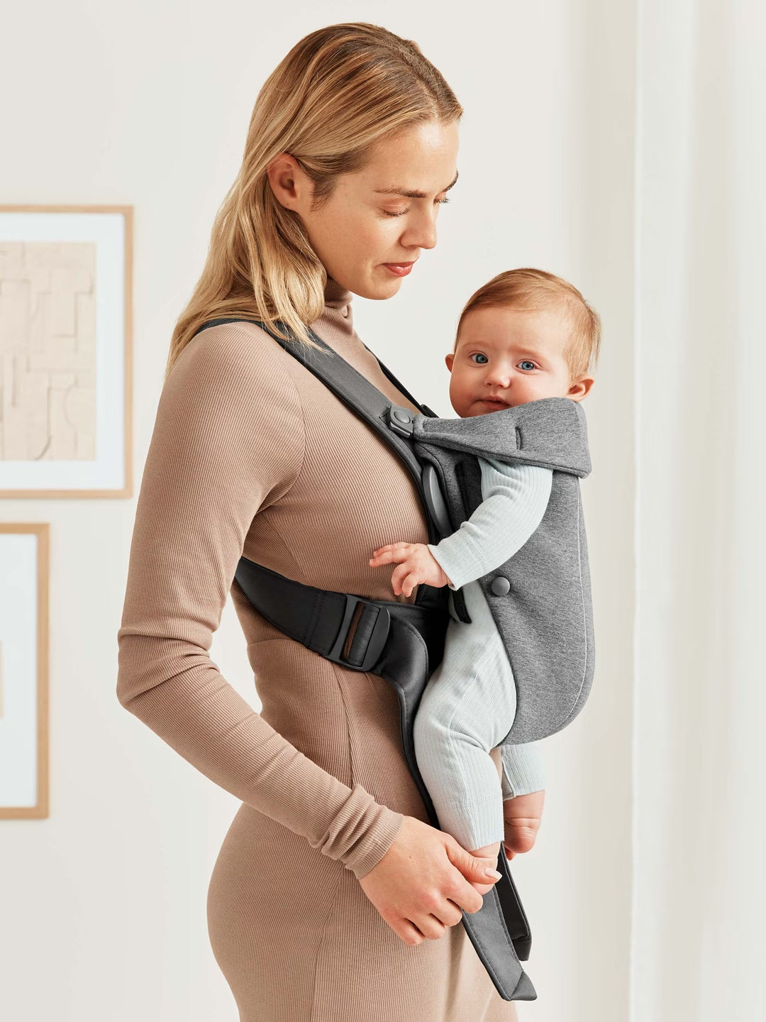 Baby Carrier Mini, 3D Jersey (Kangur) - Dark Grey
