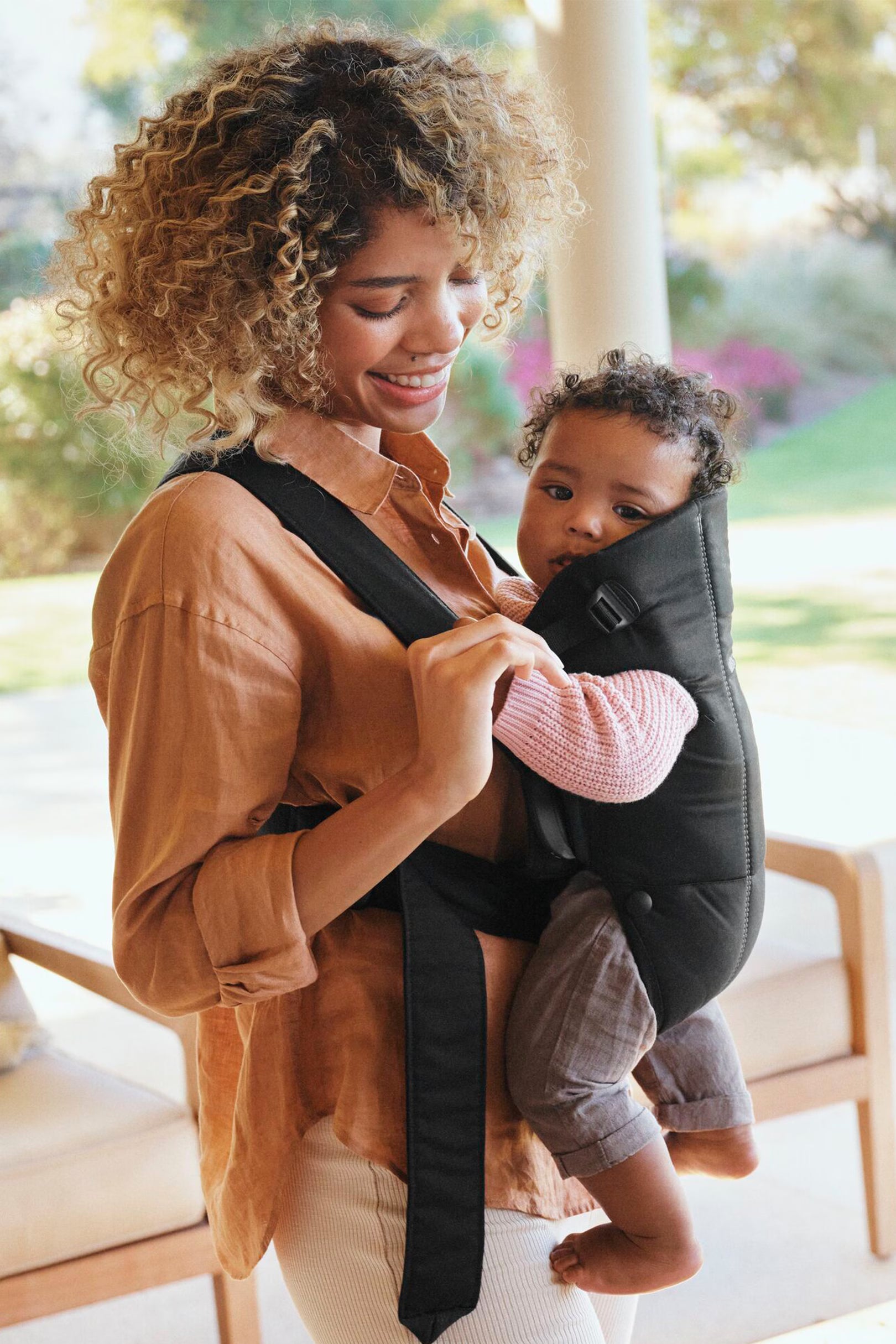 Baby Carrier (Kangur) Mini Woven - Black