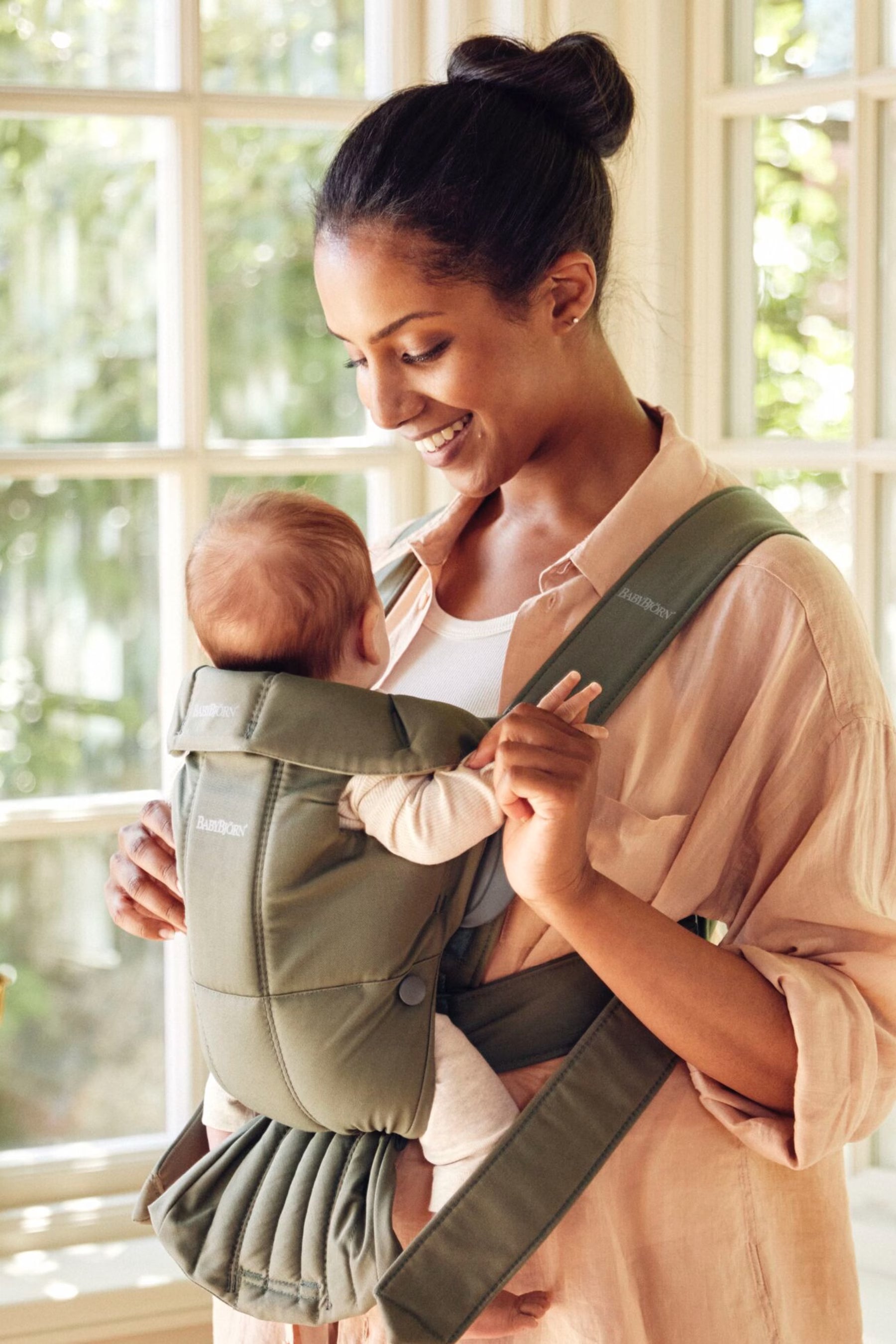 Baby Carrier (Kangur) Mini Woven - Dark Green