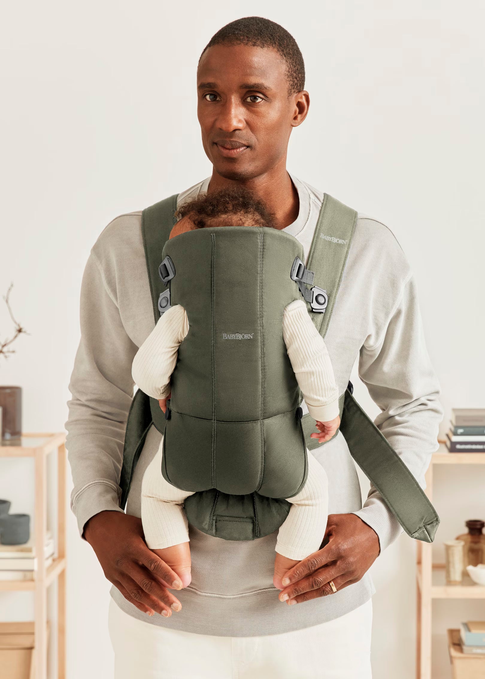 Baby Carrier (Kangur) Mini Woven - Dark Green