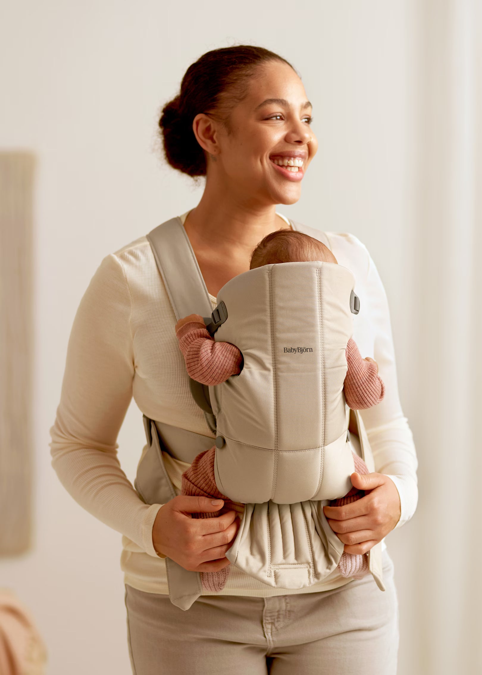Baby Carrier (Kangur) Mini Woven - Beige